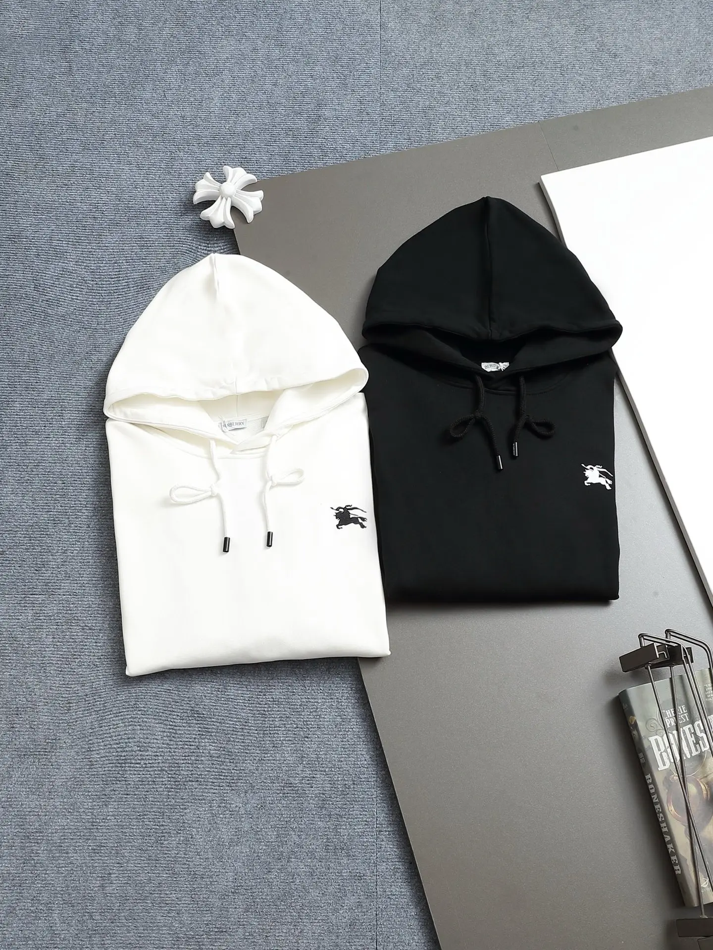 EKD Logo Embroidered Cotton Hoodie D19021980 — view 12