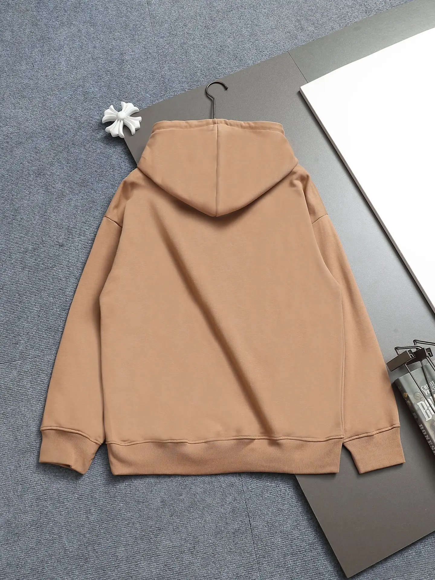 Logo Patch Cotton-Blend Hoodie D19021985 — view 2