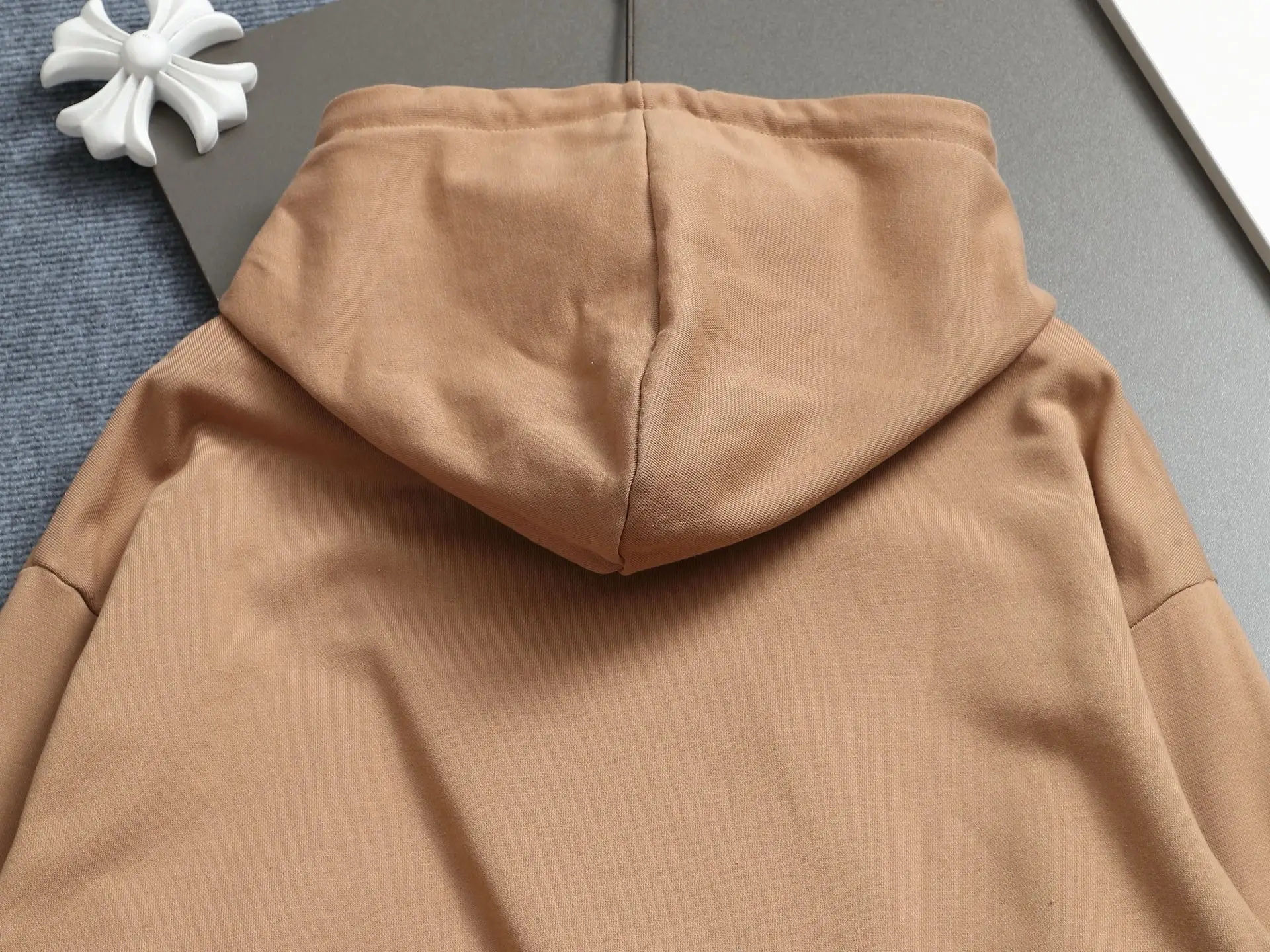 Logo Patch Cotton-Blend Hoodie D19021985 — view 10