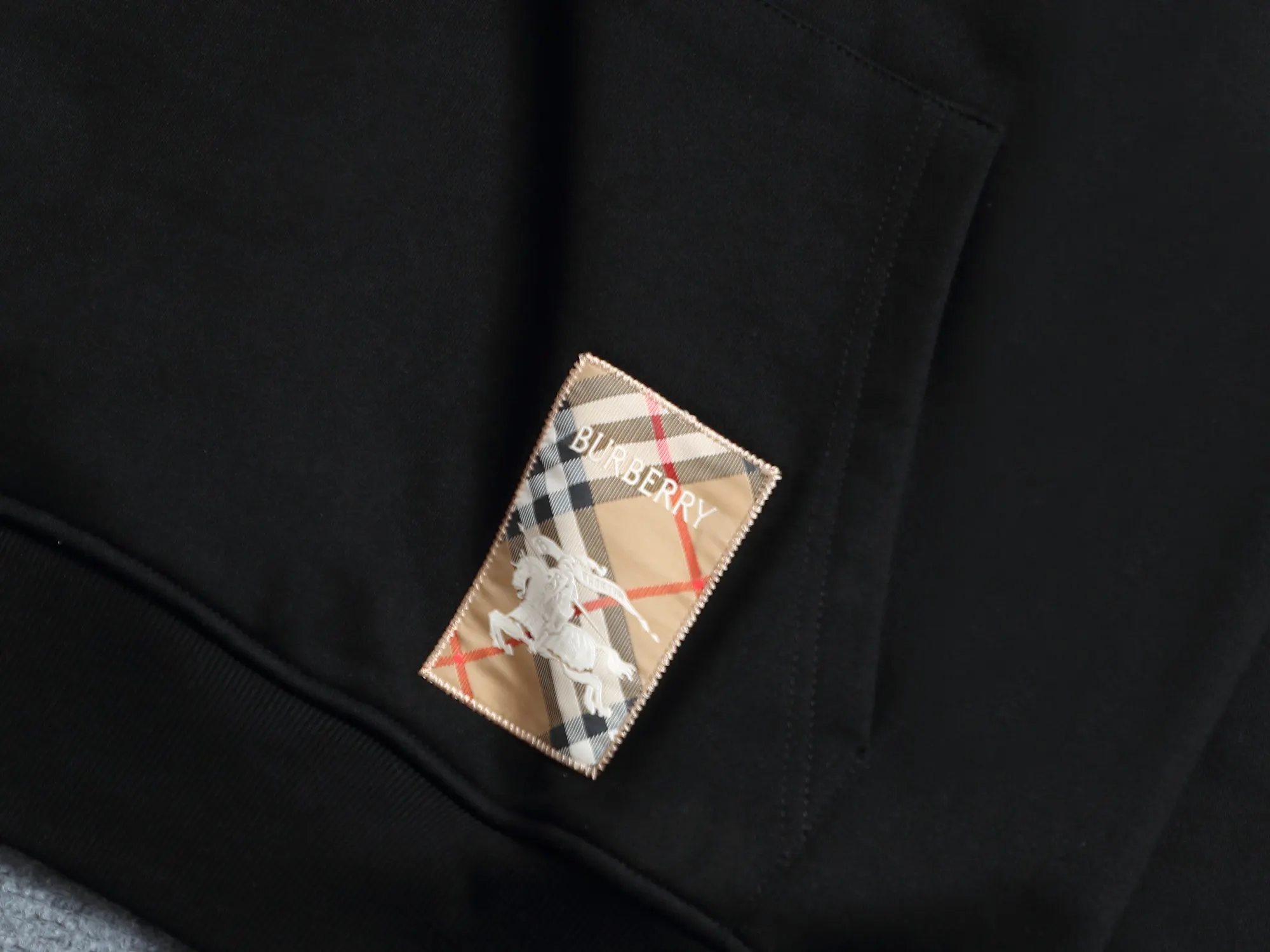 Logo Patch Cotton-Blend Hoodie D19021986 — view 4