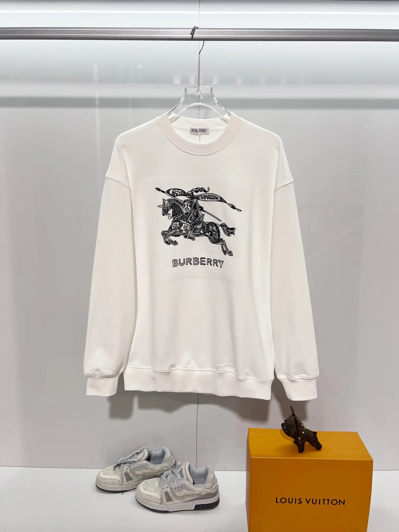 EKD Logo Embroidered Cotton Sweatshirt D19022879