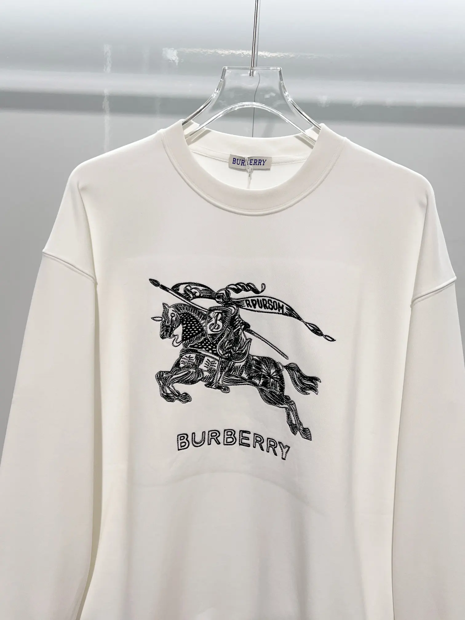 EKD Logo Embroidered Cotton Sweatshirt D19022879 — view 3