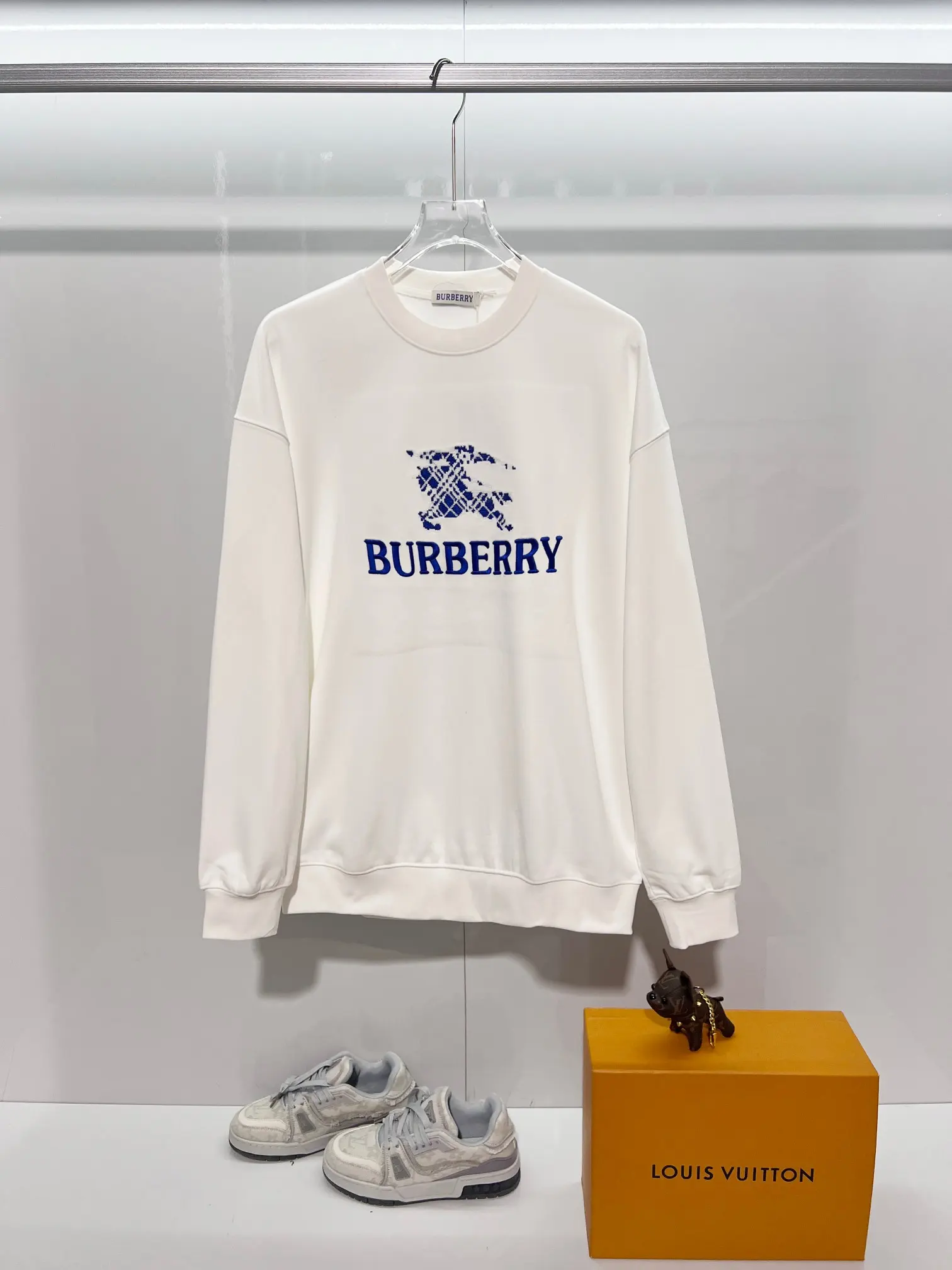 EKD Logo Embroidered Cotton Sweatshirt D19022877