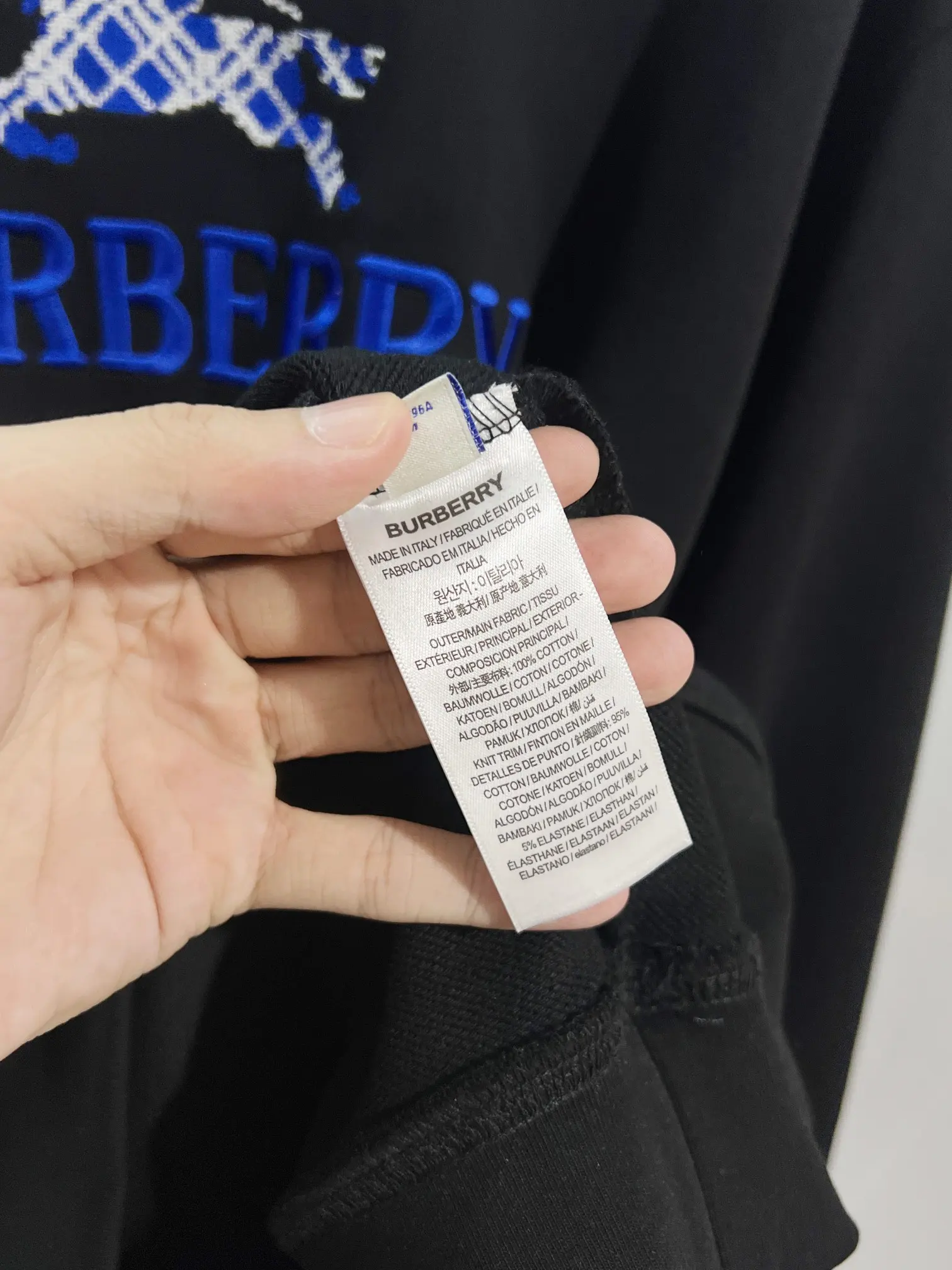 EKD Logo Embroidered Cotton Sweatshirt D19022876 — view 6