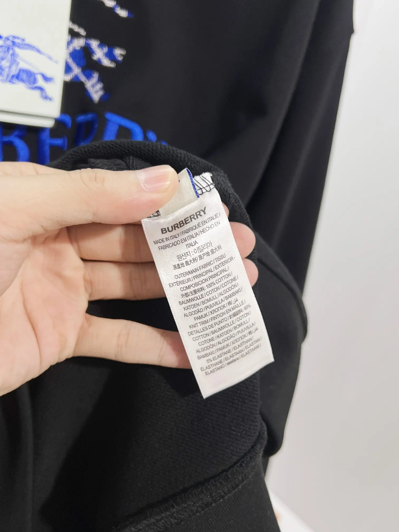 EKD Logo Embroidered Cotton Sweatshirt D19022876 — view 10