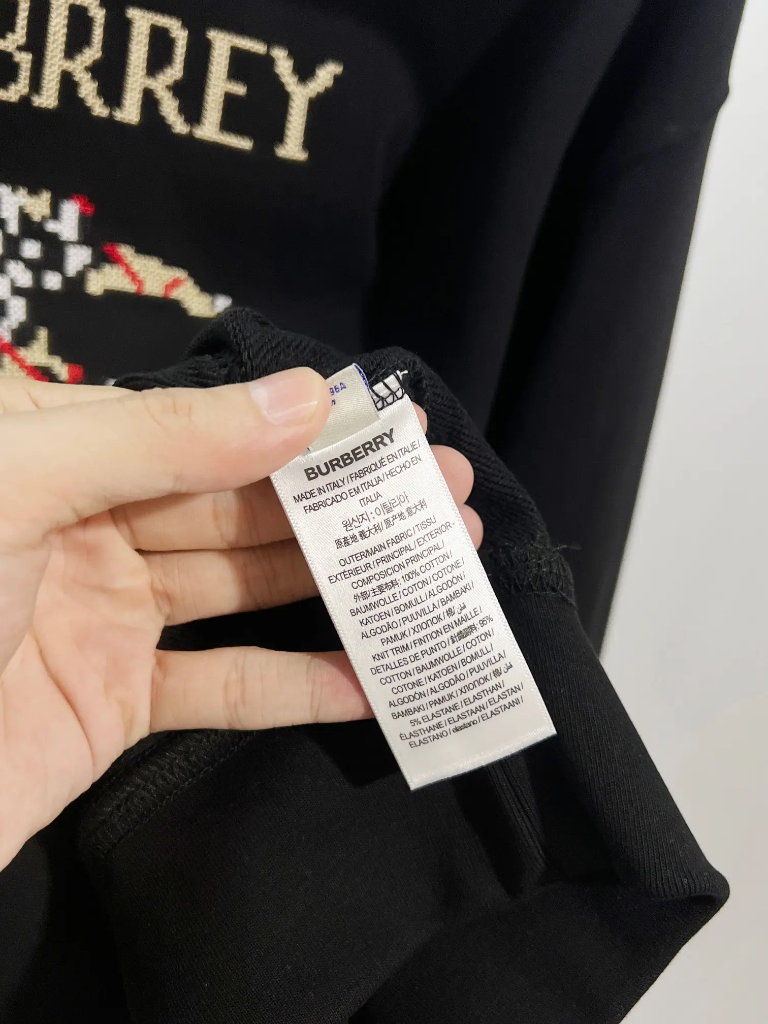 Embroidered Equestrian Knight Logo Sweatshirt D19022866 — view 9