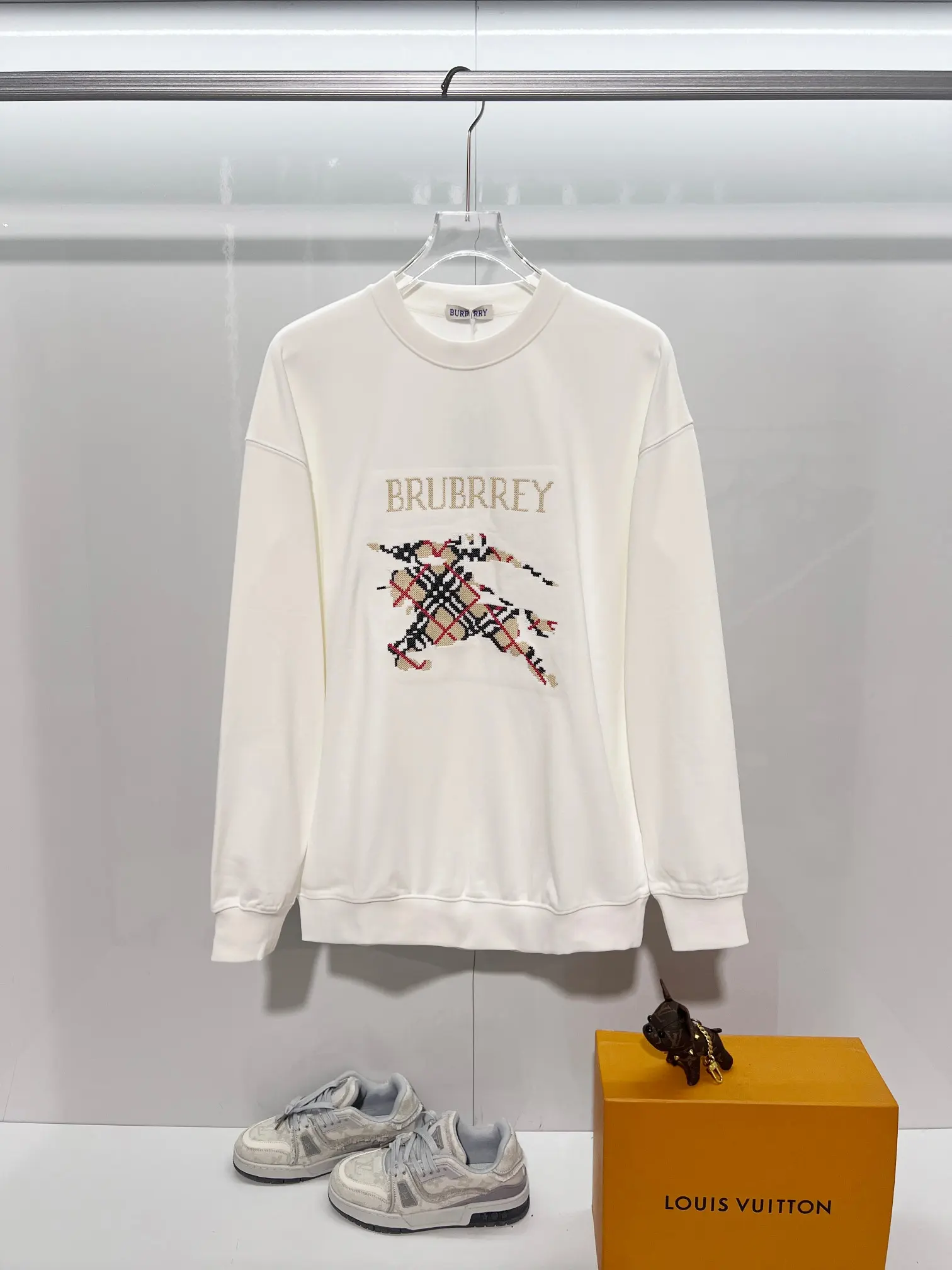 Logo Embroidery Cotton-Jersey Sweatshirt D19022867