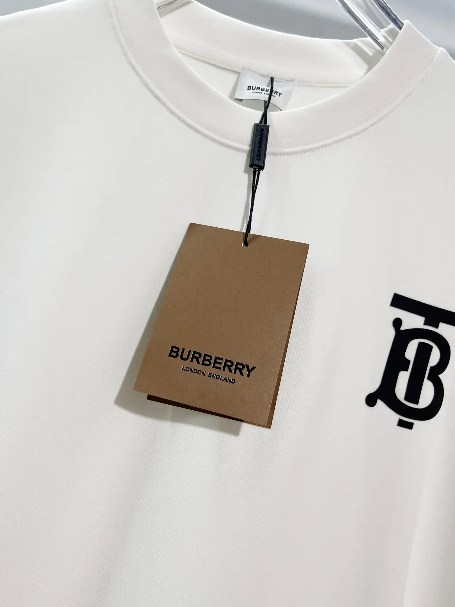 TB Logo Cotton-Jersey Sweatshirt D19022873 — view 5