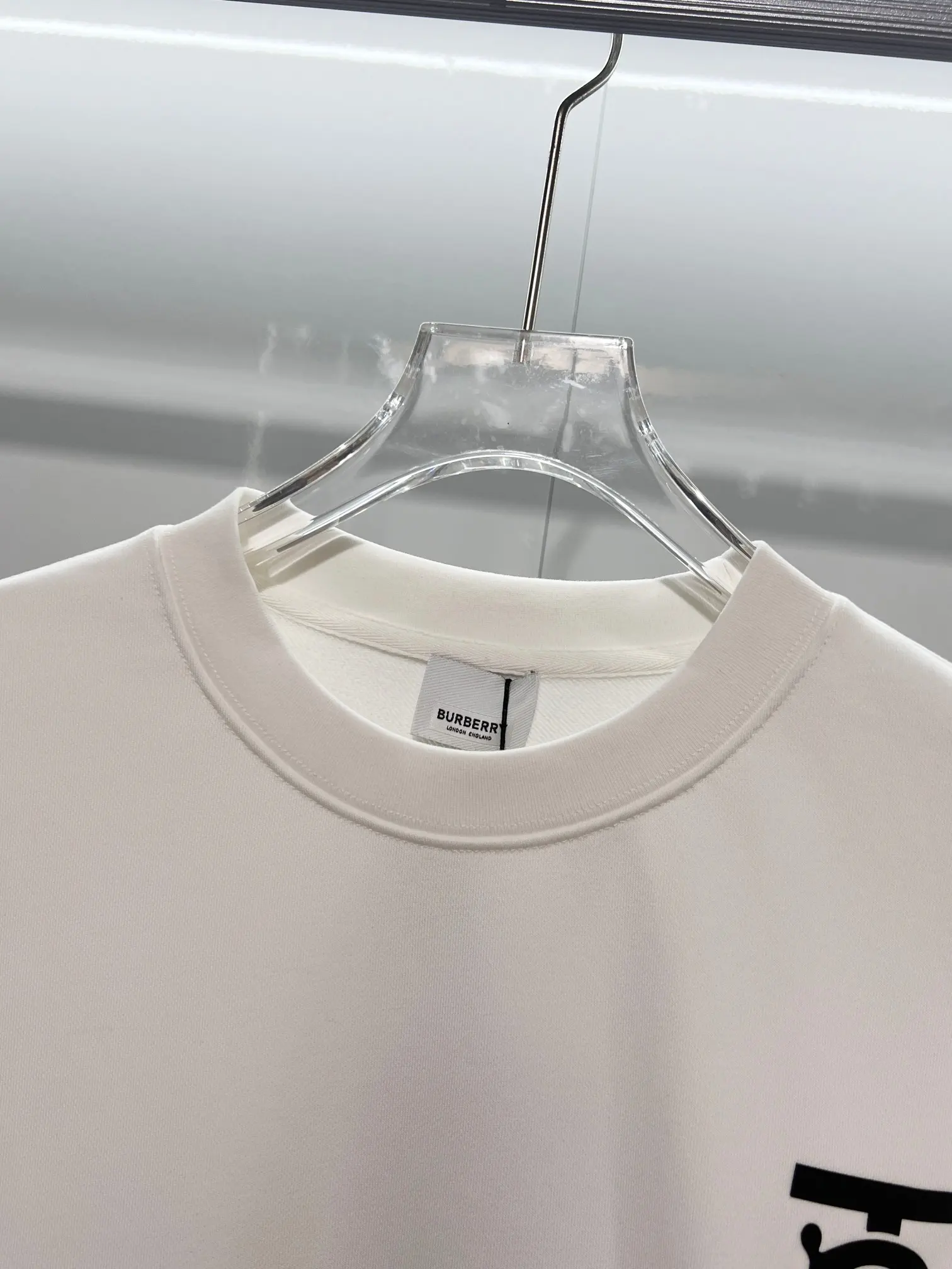 TB Logo Cotton-Jersey Sweatshirt D19022873 — view 6