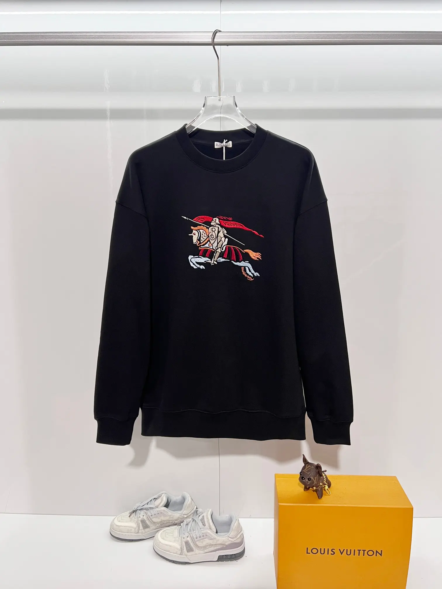 EKD Embroidered Cotton-Terry Sweatshirt D19022856