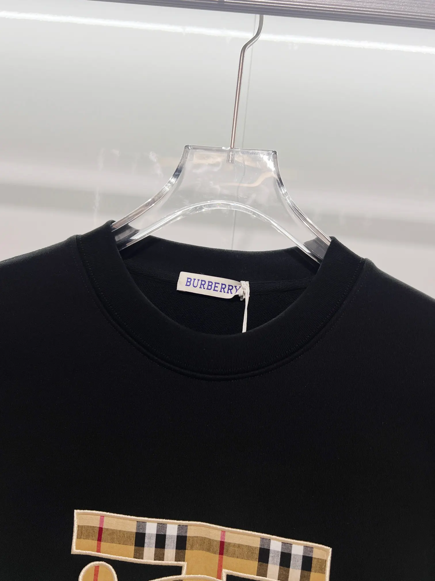TB Monogram Check Appliqué Sweatshirt D19022874 — view 6