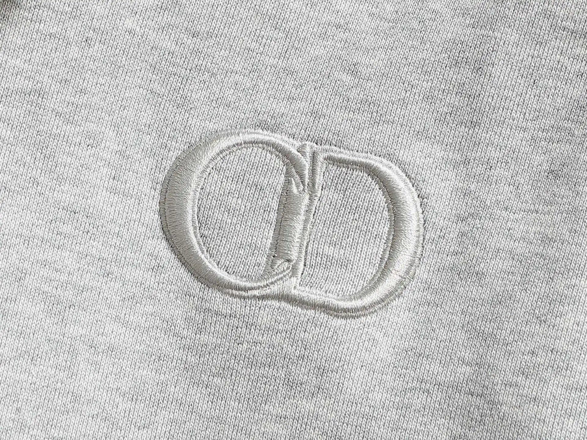 CD Icon Embroidered Cotton-Blend Hoodie D19021975 — view 6