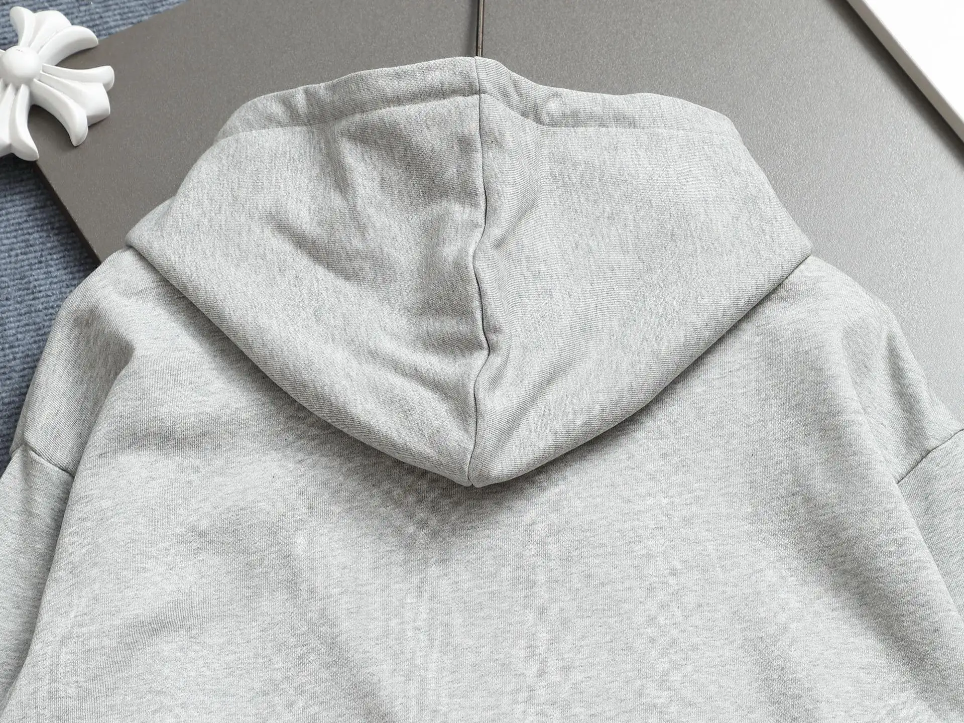 CD Icon Embroidered Cotton-Blend Hoodie D19021975 — view 11