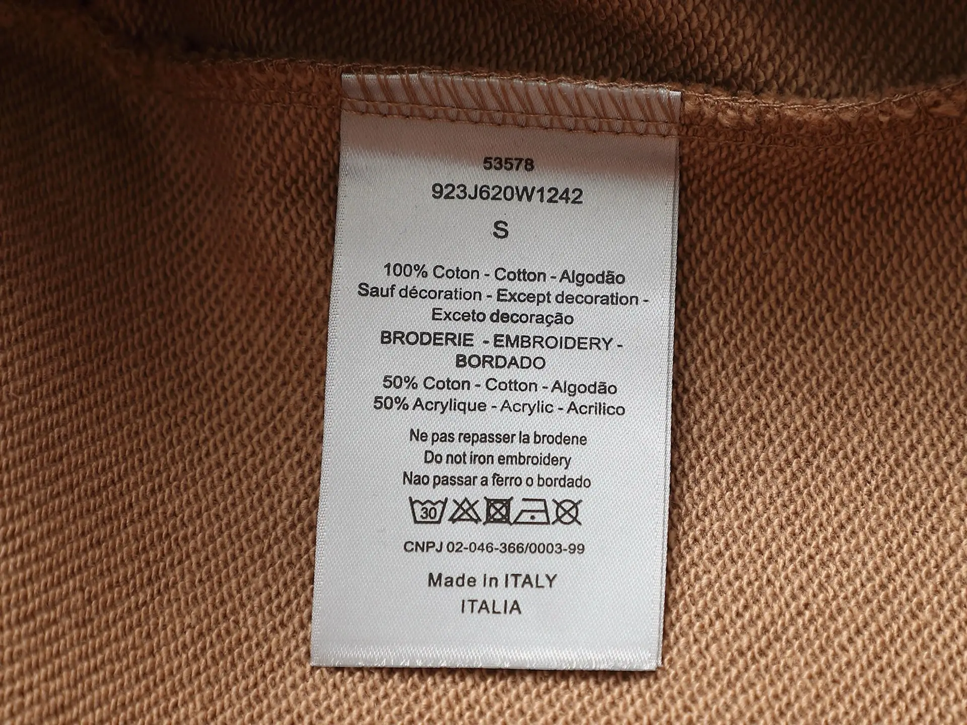 CD Icon Embroidered Cotton Hoodie D19021974 — view 10