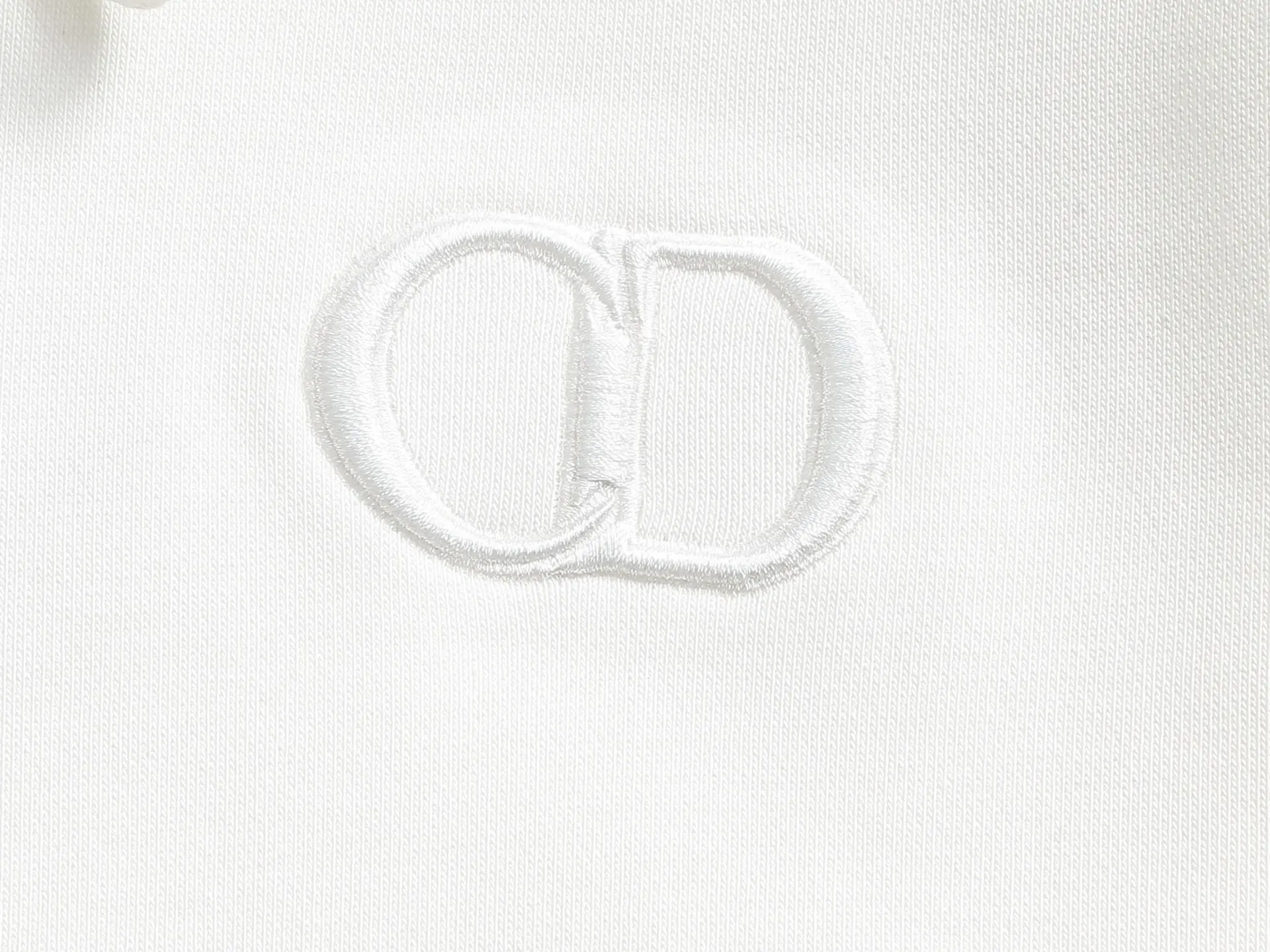 CD Icon Embroidered Cotton-Blend Hoodie D19021973 — view 6