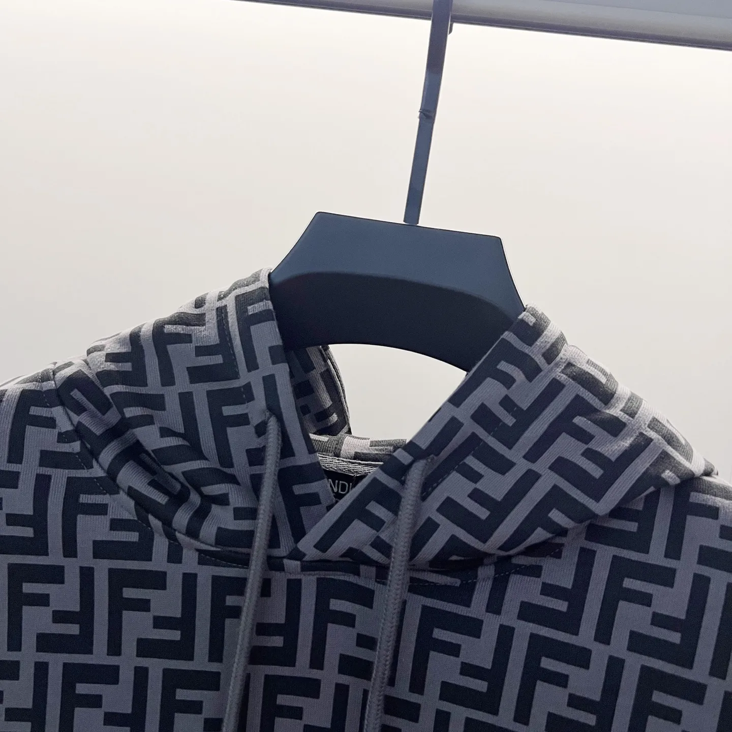 FF Monogram Cotton Jersey Hoodie D19020066 — view 3
