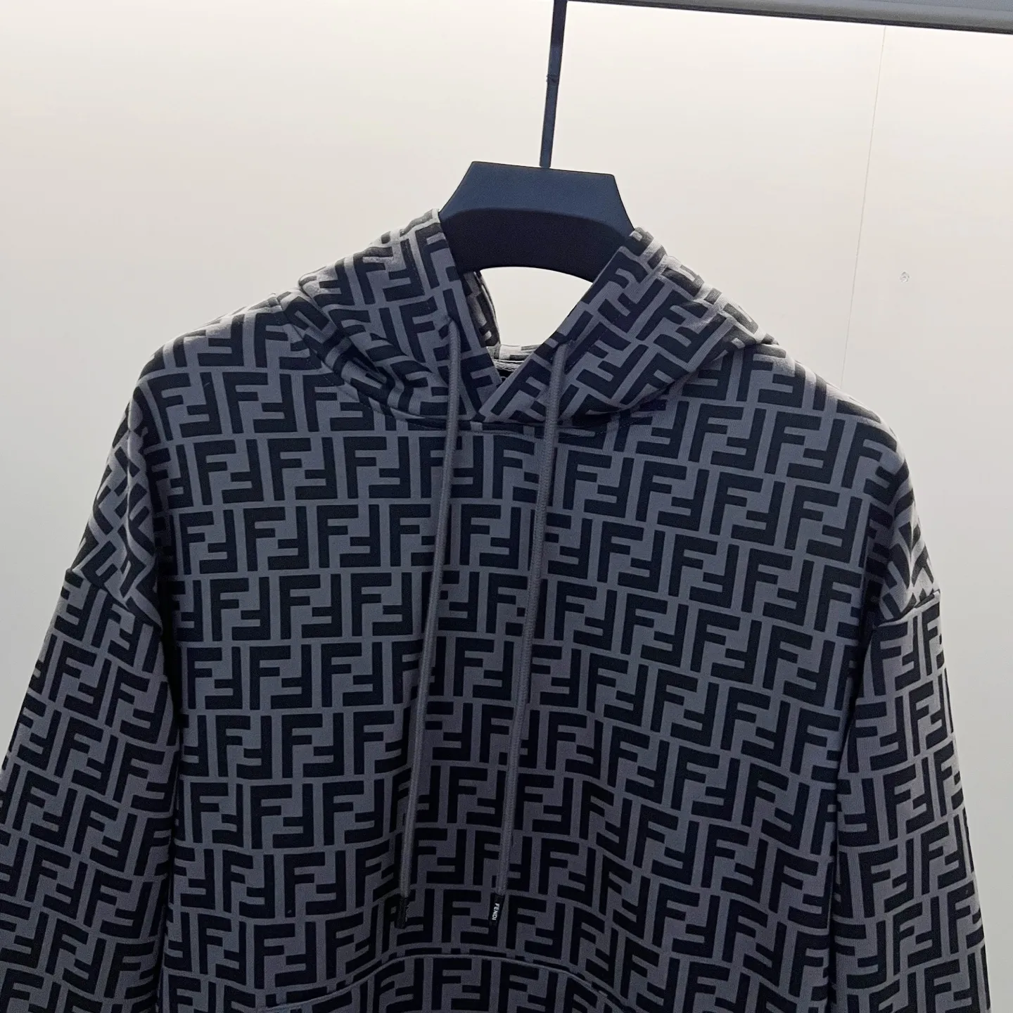 FF Monogram Cotton Jersey Hoodie D19020066 — view 4