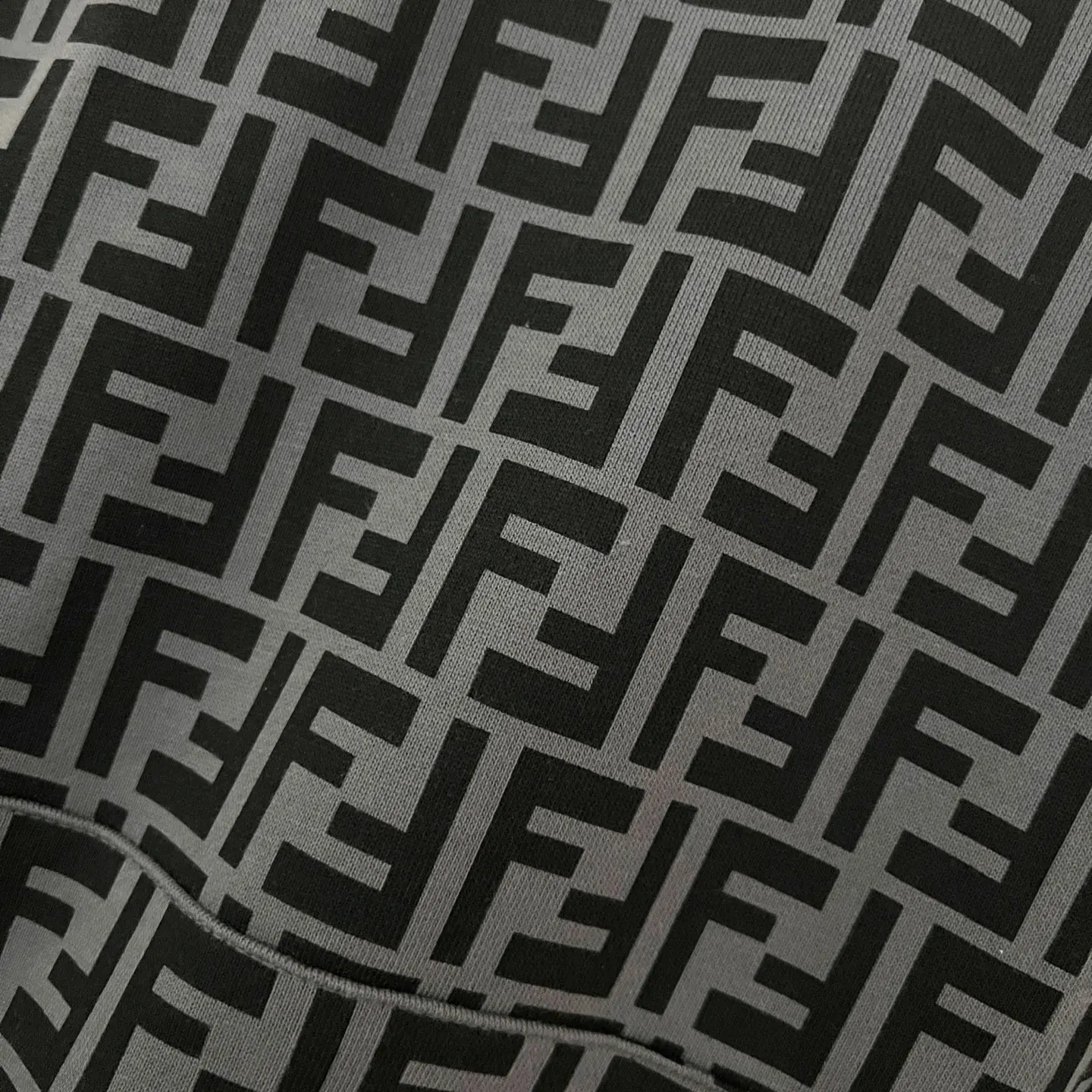 FF Monogram Cotton Jersey Hoodie D19020066 — view 10