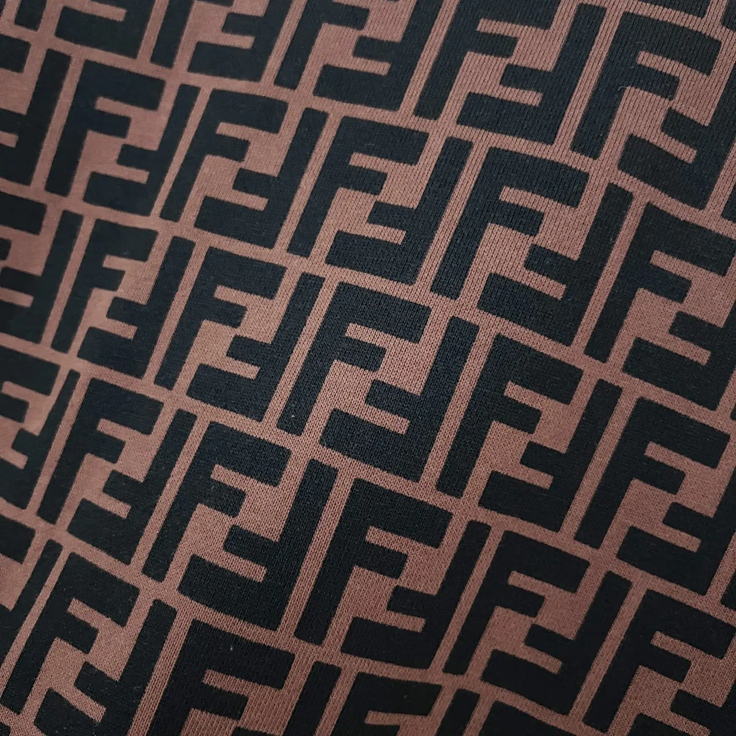 FF Monogram All-Over Print Cotton Hoodie D19020065 — view 10