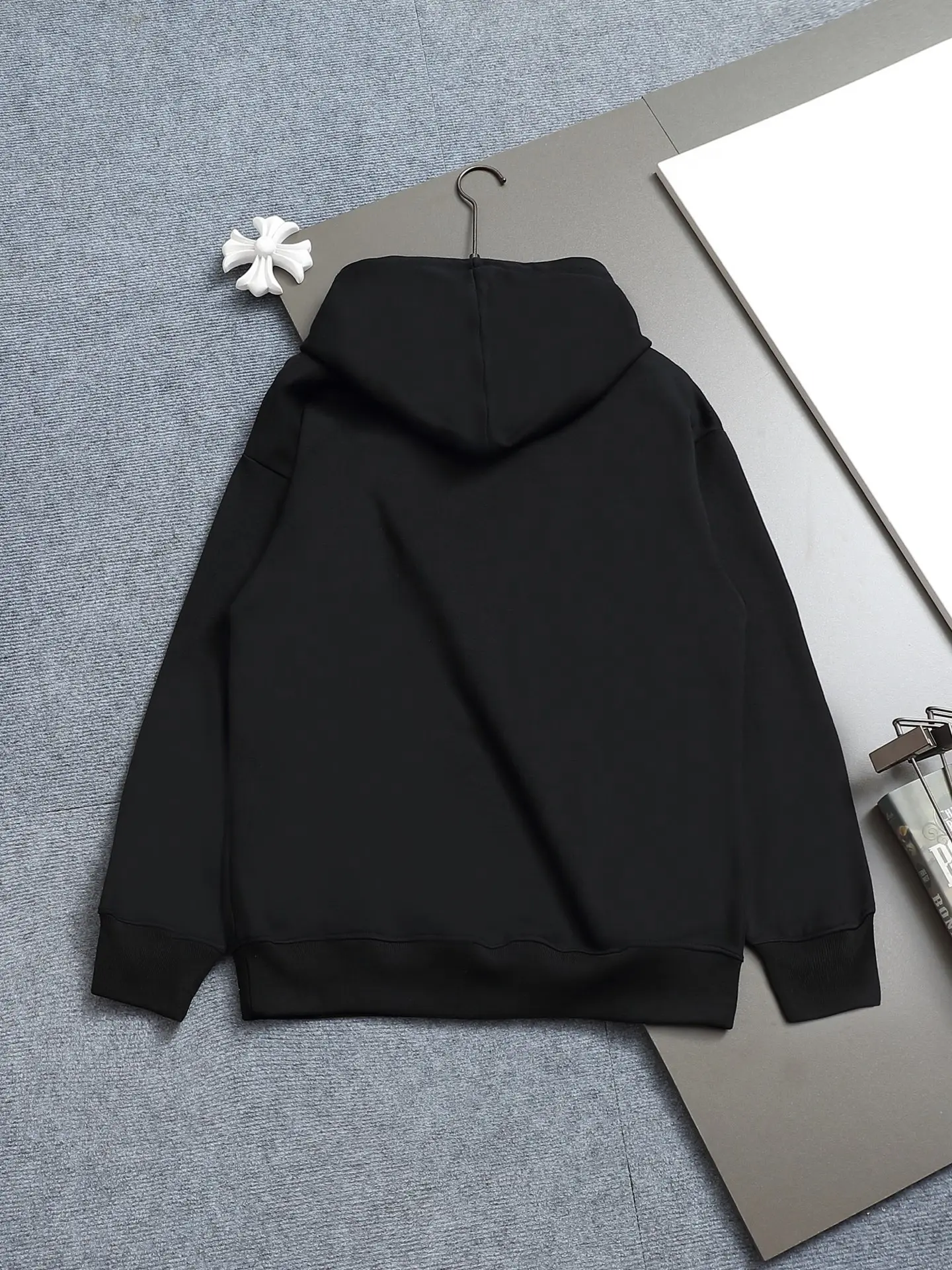 FF Logo Print Cotton-Blend Hoodie D19021967 — view 2