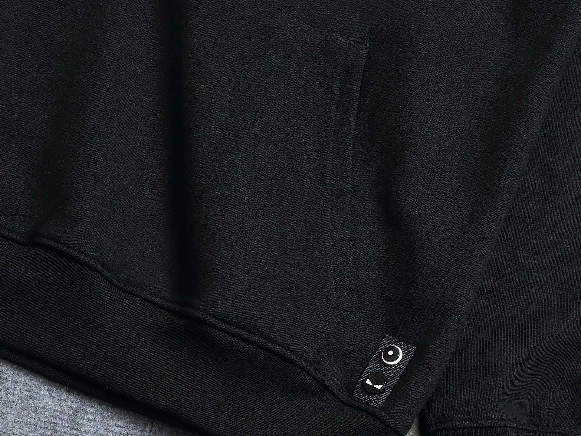 FF Logo Print Cotton-Blend Hoodie D19021967 — view 4