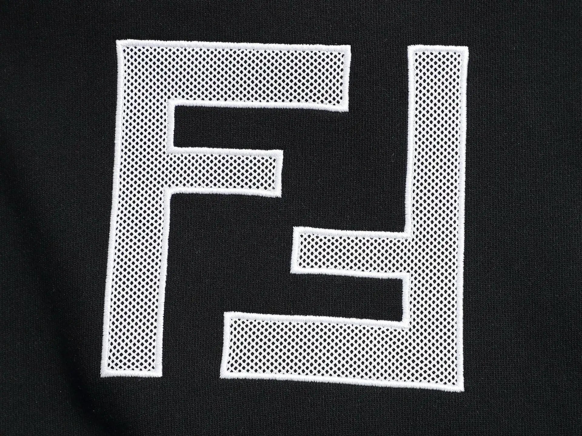 FF Logo Print Cotton-Blend Hoodie D19021967 — view 6
