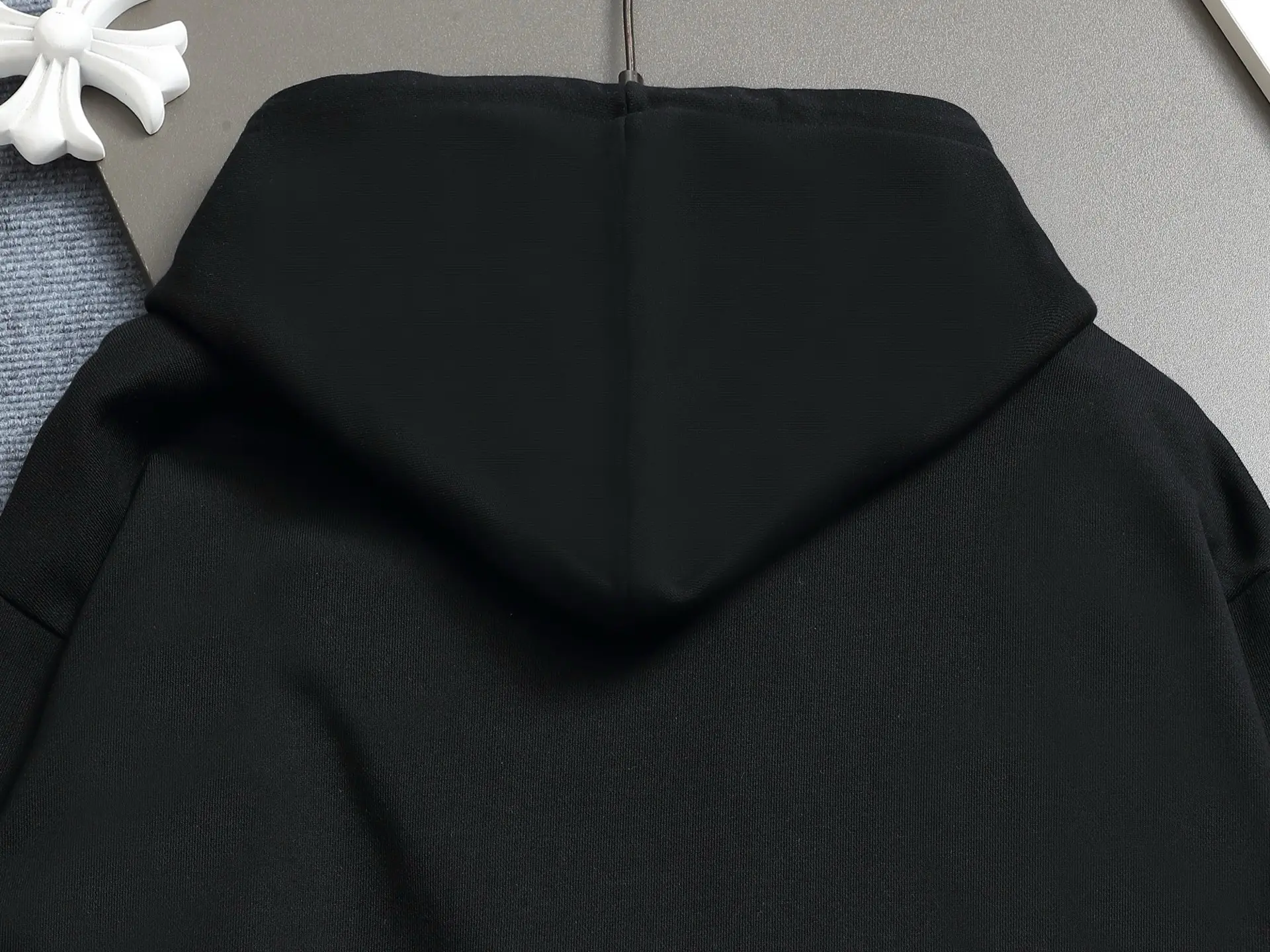 FF Logo Print Cotton-Blend Hoodie D19021967 — view 11