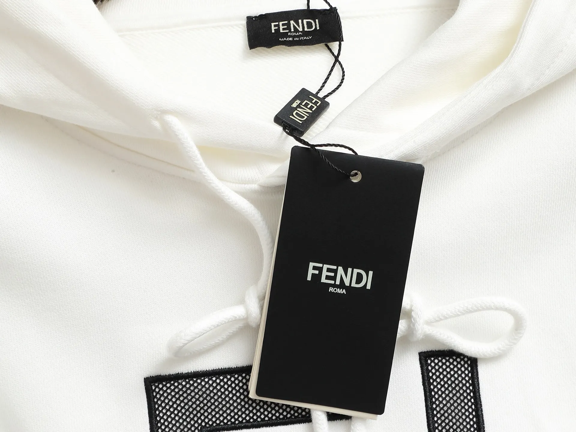 Logo Print Cotton-Blend Hoodie D19021966 — view 6