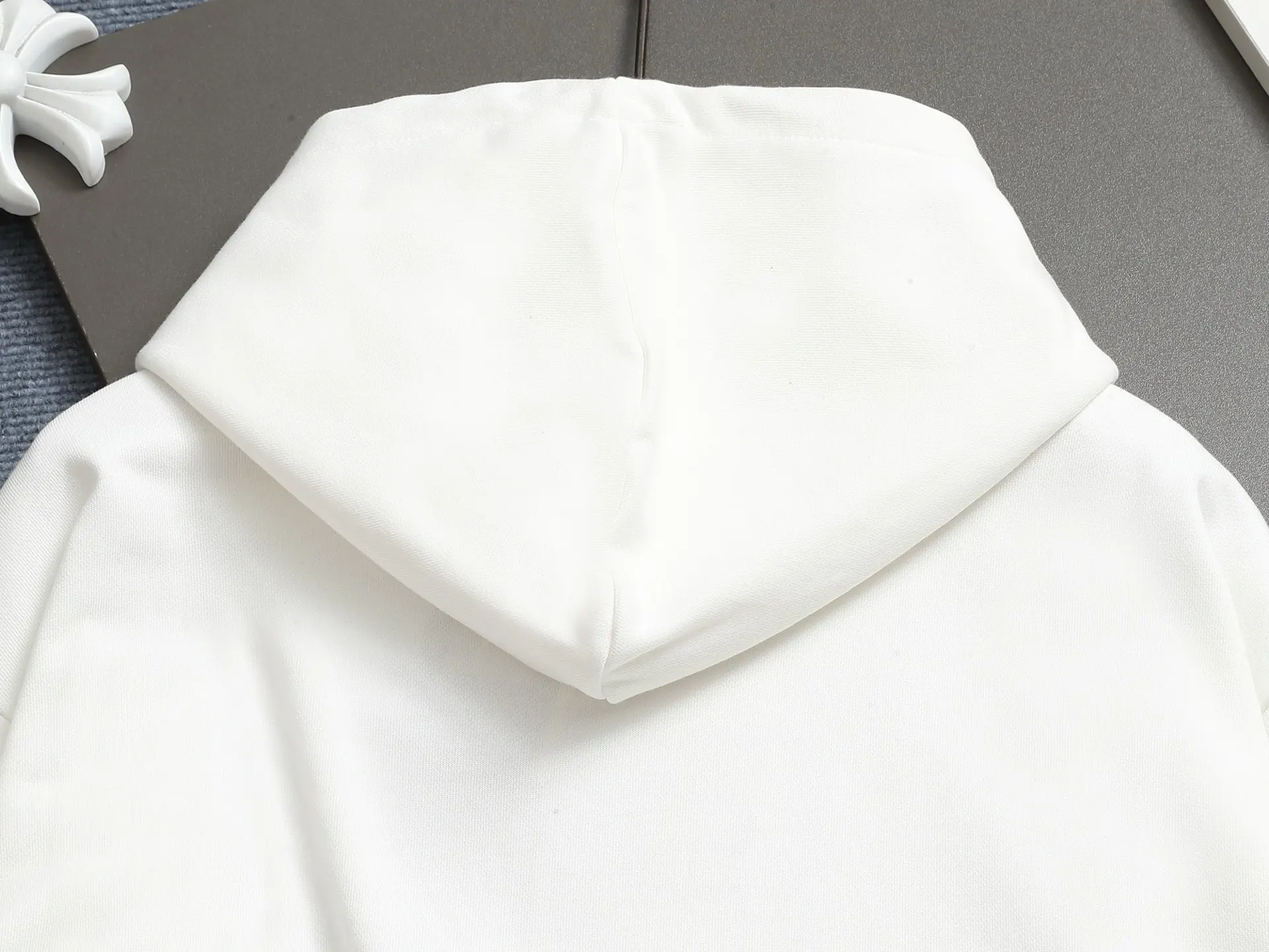 Logo Print Cotton-Blend Hoodie D19021966 — view 11