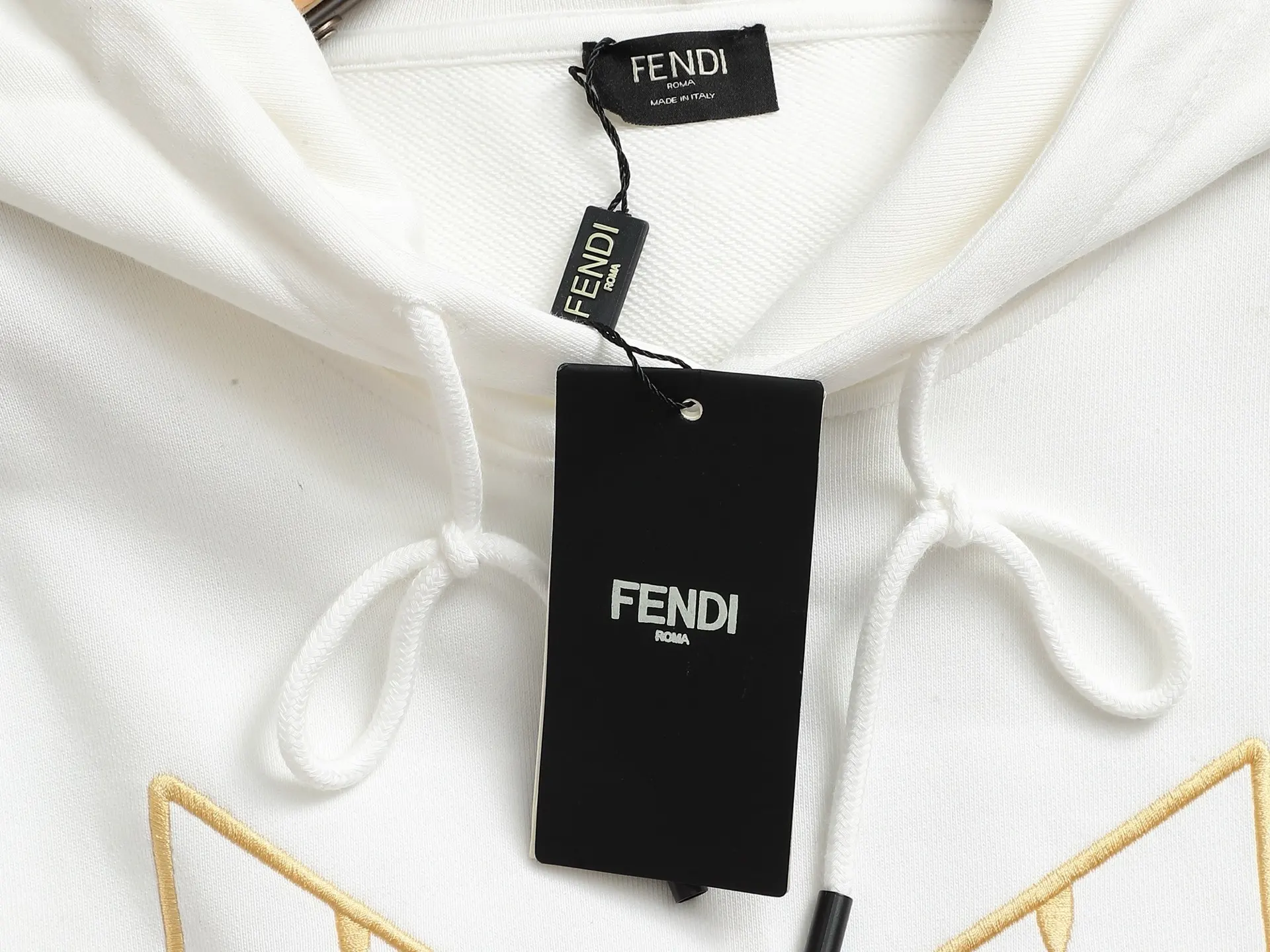 Logo Print Cotton-Blend Hoodie D19021988 — view 7