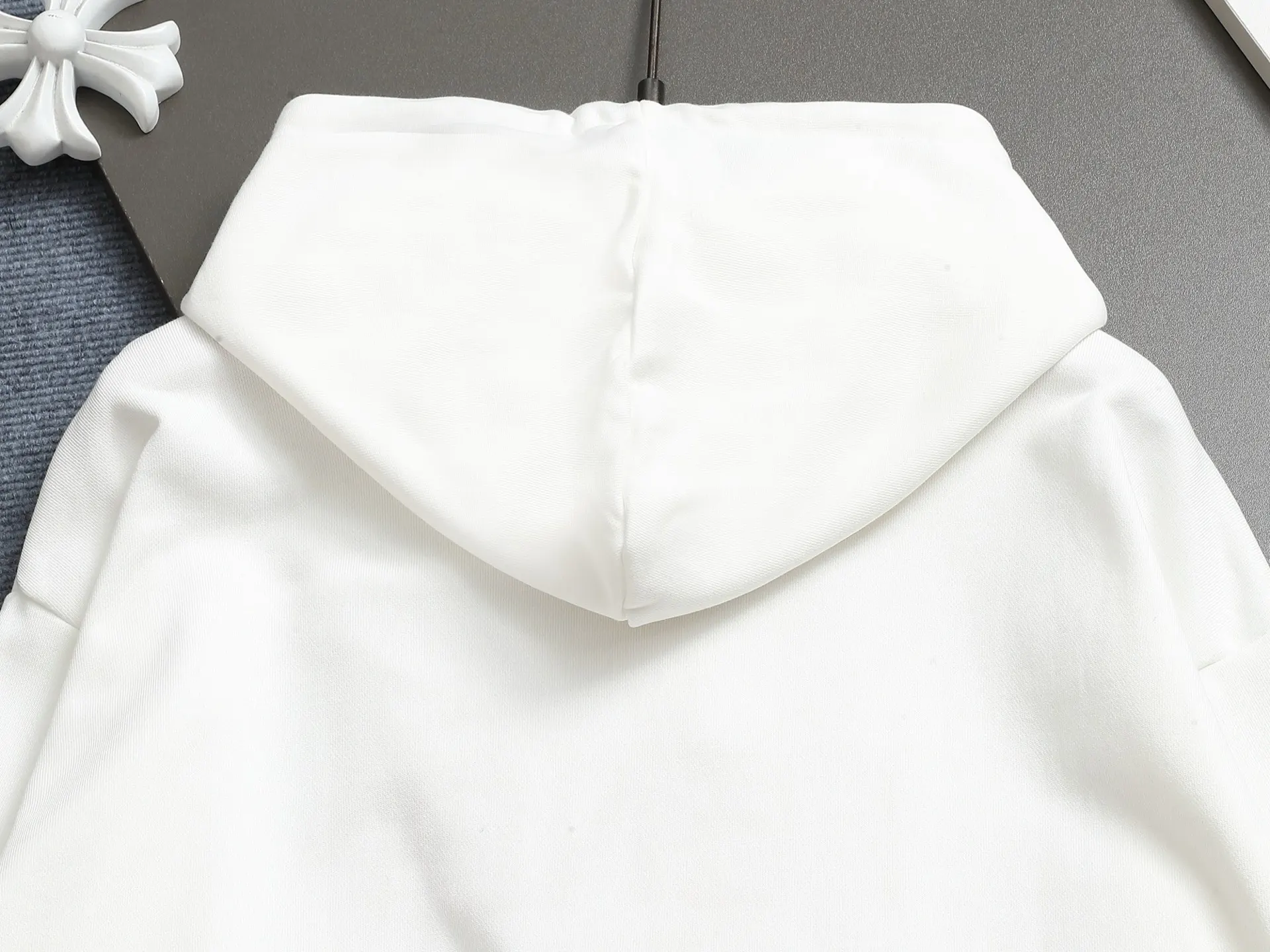 Logo Print Cotton-Blend Hoodie D19021988 — view 11