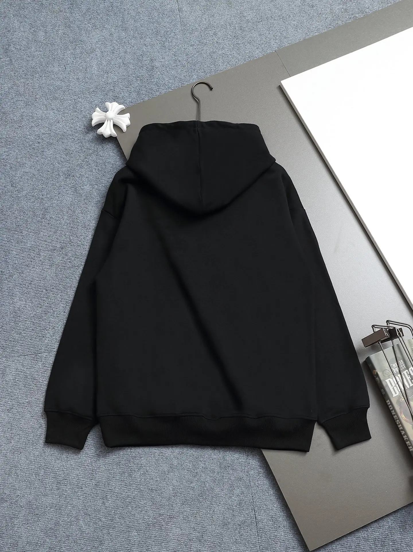 Logo Print Cotton-Blend Hoodie D19021989 — view 2