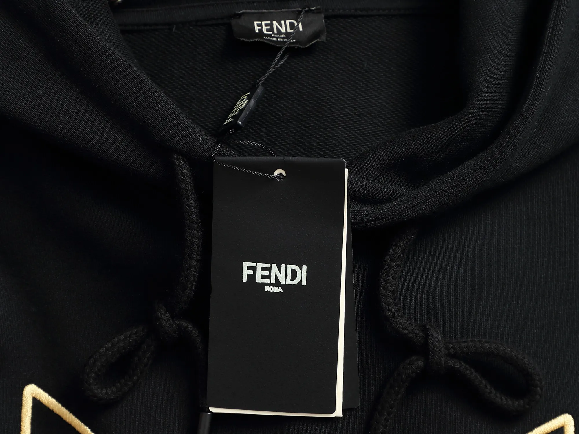 Logo Print Cotton-Blend Hoodie D19021989 — view 7