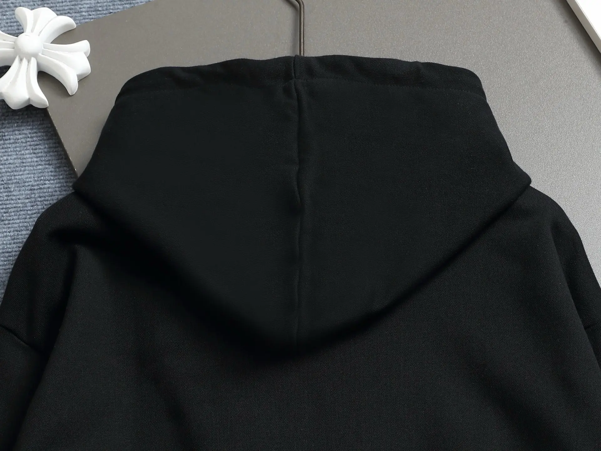 Logo Print Cotton-Blend Hoodie D19021989 — view 11