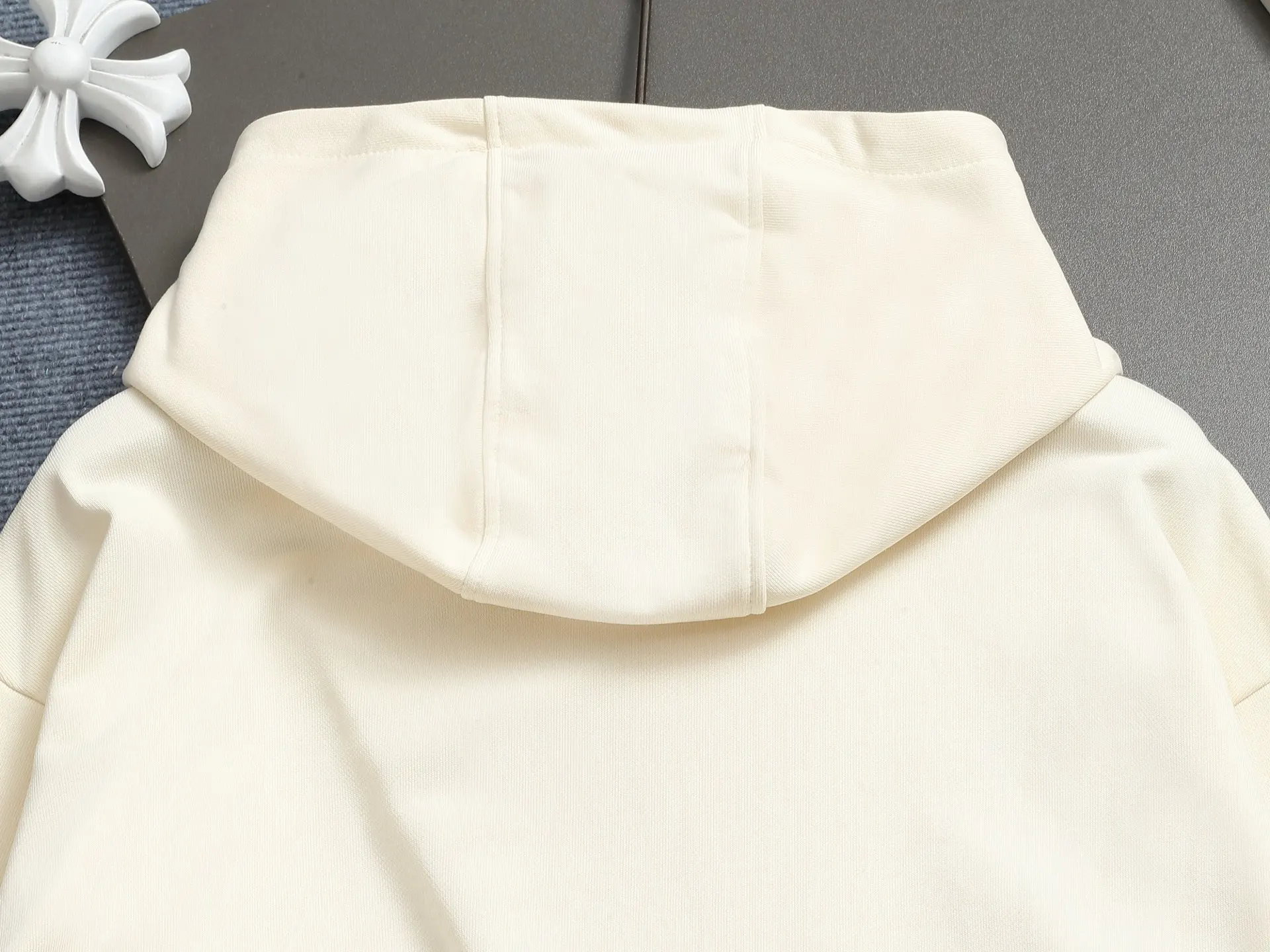 Logo-Embroidered Cotton-Blend Hoodie D19021971 — view 10