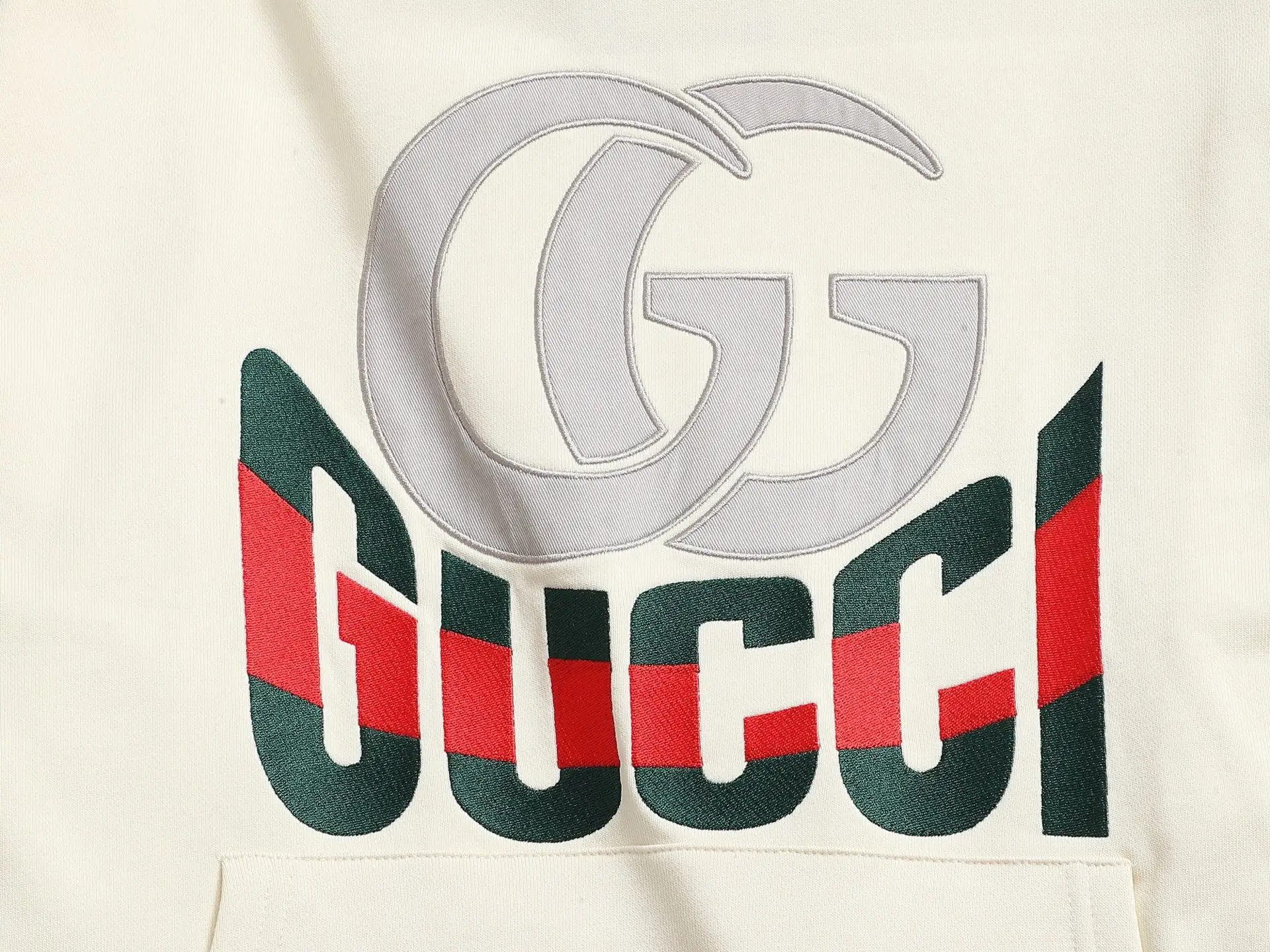 Vintage Logo Print Cotton Hoodie D19022008 — view 4