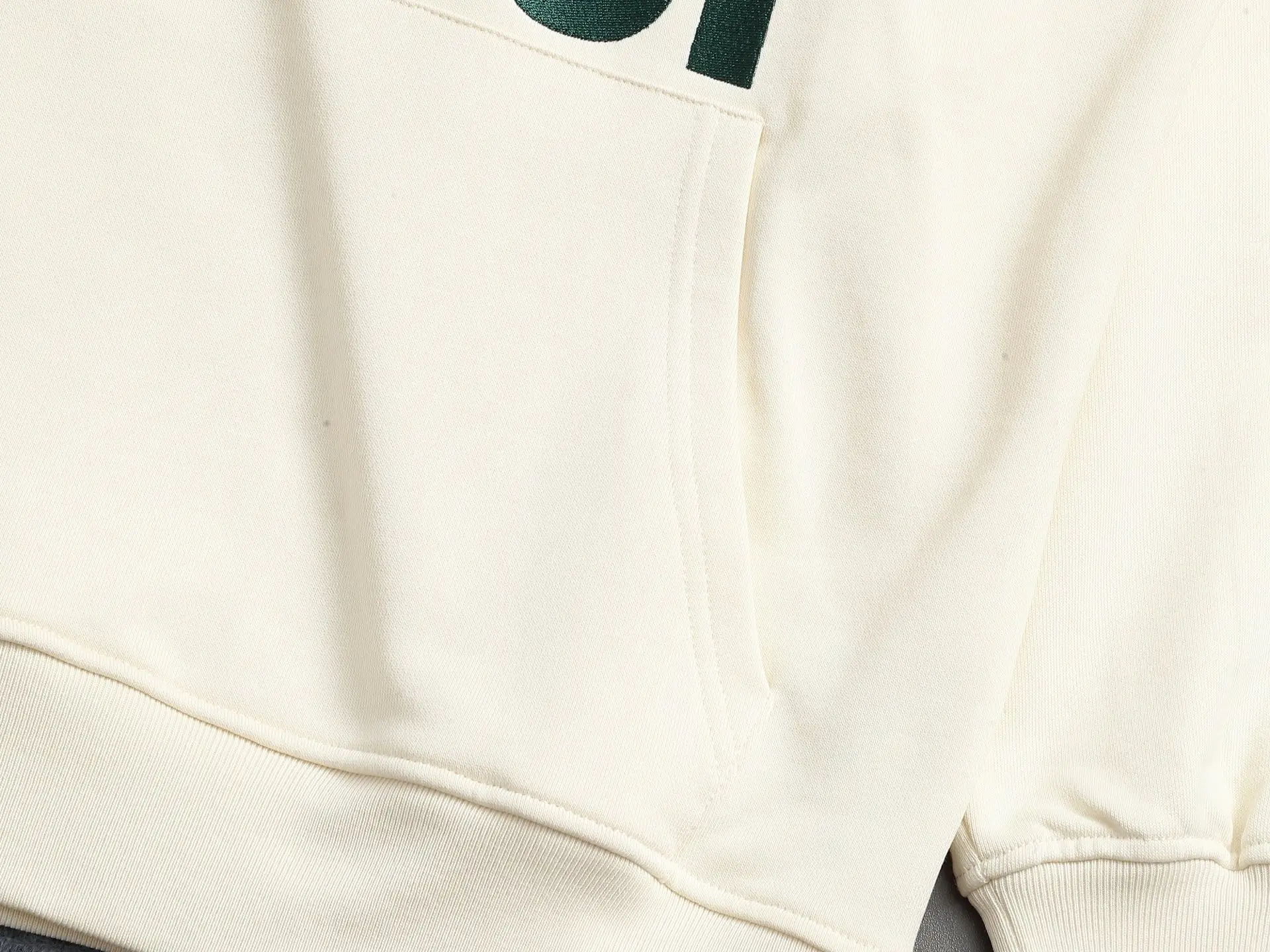 Vintage Logo Print Cotton Hoodie D19022008 — view 5