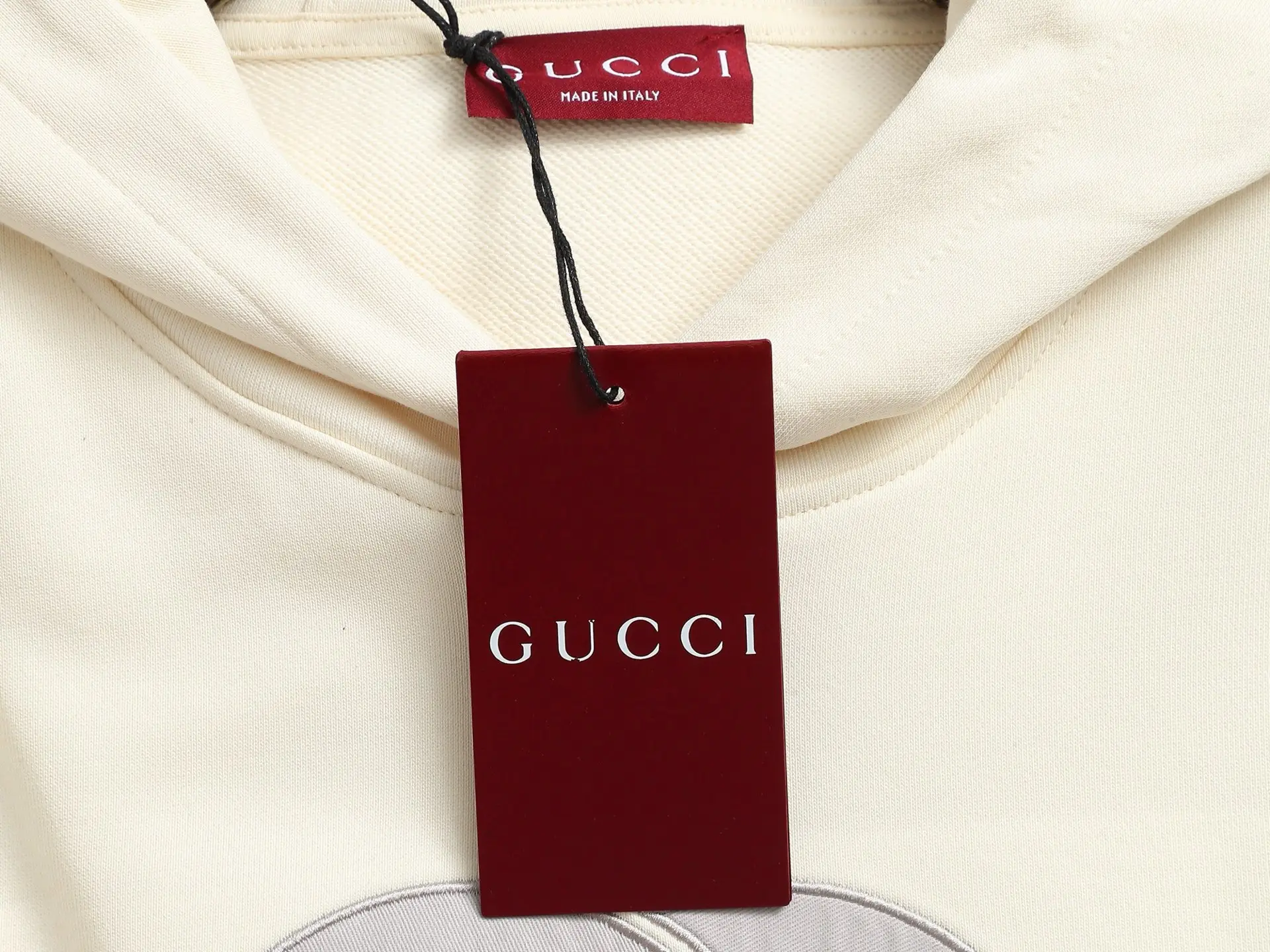 Vintage Logo Print Cotton Hoodie D19022008 — view 7