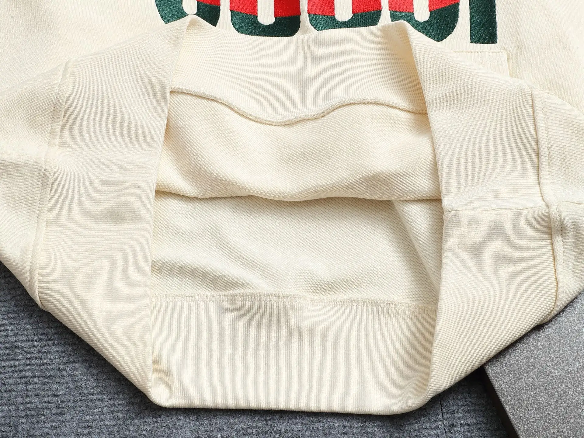Vintage Logo Print Cotton Hoodie D19022008 — view 9