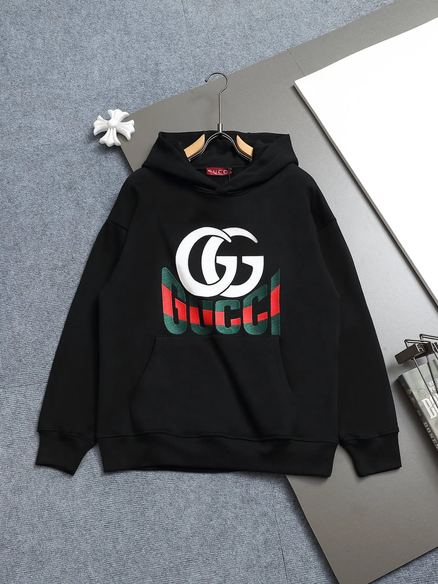 Vintage Logo Print Cotton Hoodie D19022010