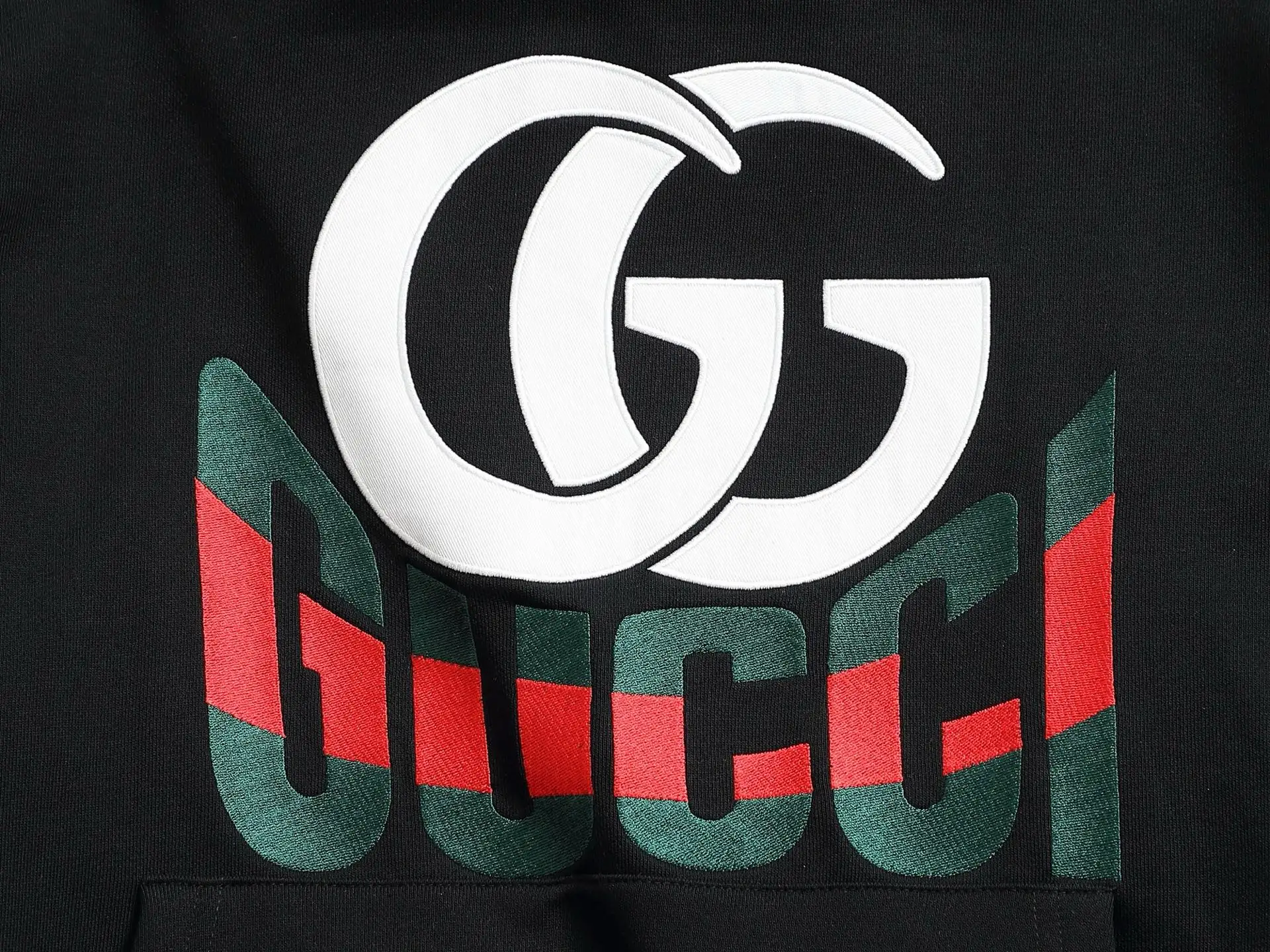 Vintage Logo Print Cotton Hoodie D19022010 — view 4