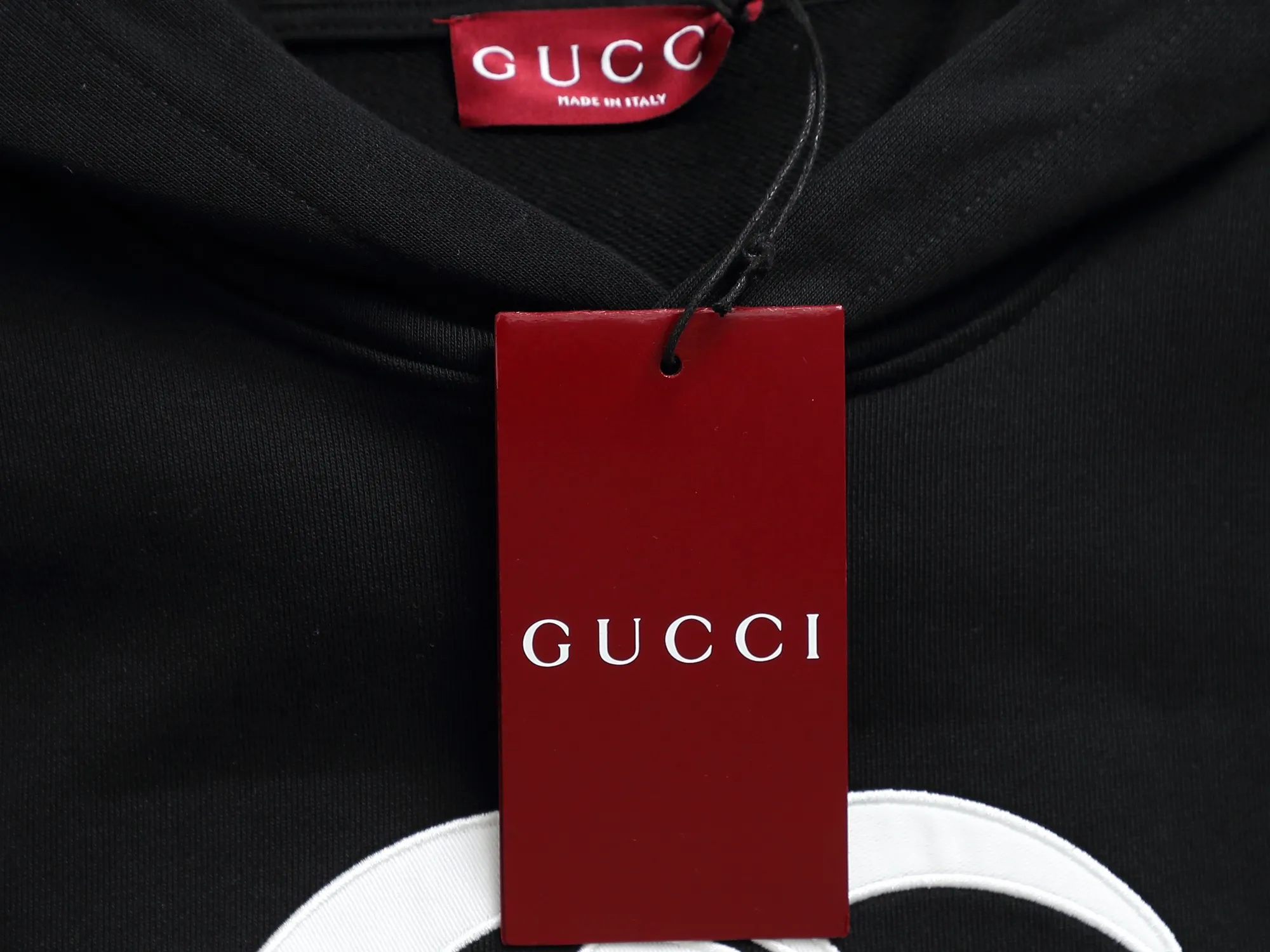 Vintage Logo Print Cotton Hoodie D19022010 — view 6
