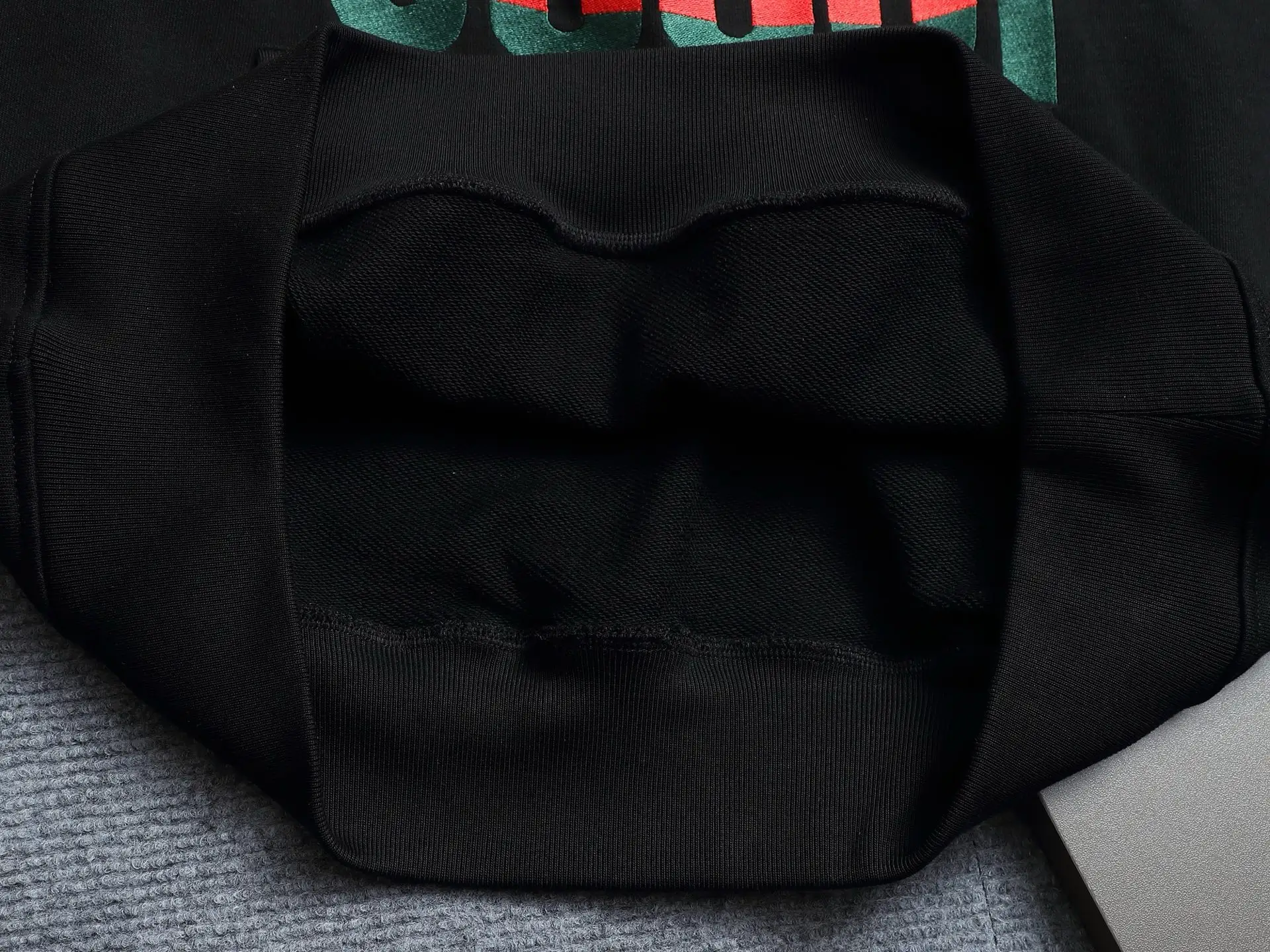 Vintage Logo Print Cotton Hoodie D19022010 — view 9