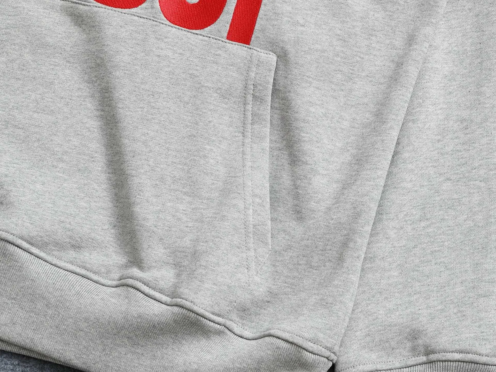 Vintage Logo Print Cotton Hoodie D19022009 — view 6