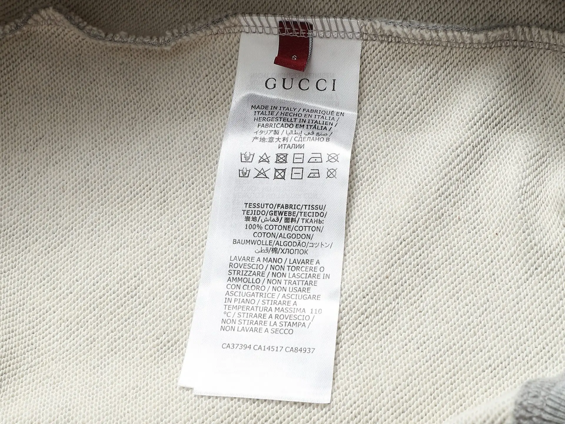Vintage Logo Print Cotton Hoodie D19022009 — view 10