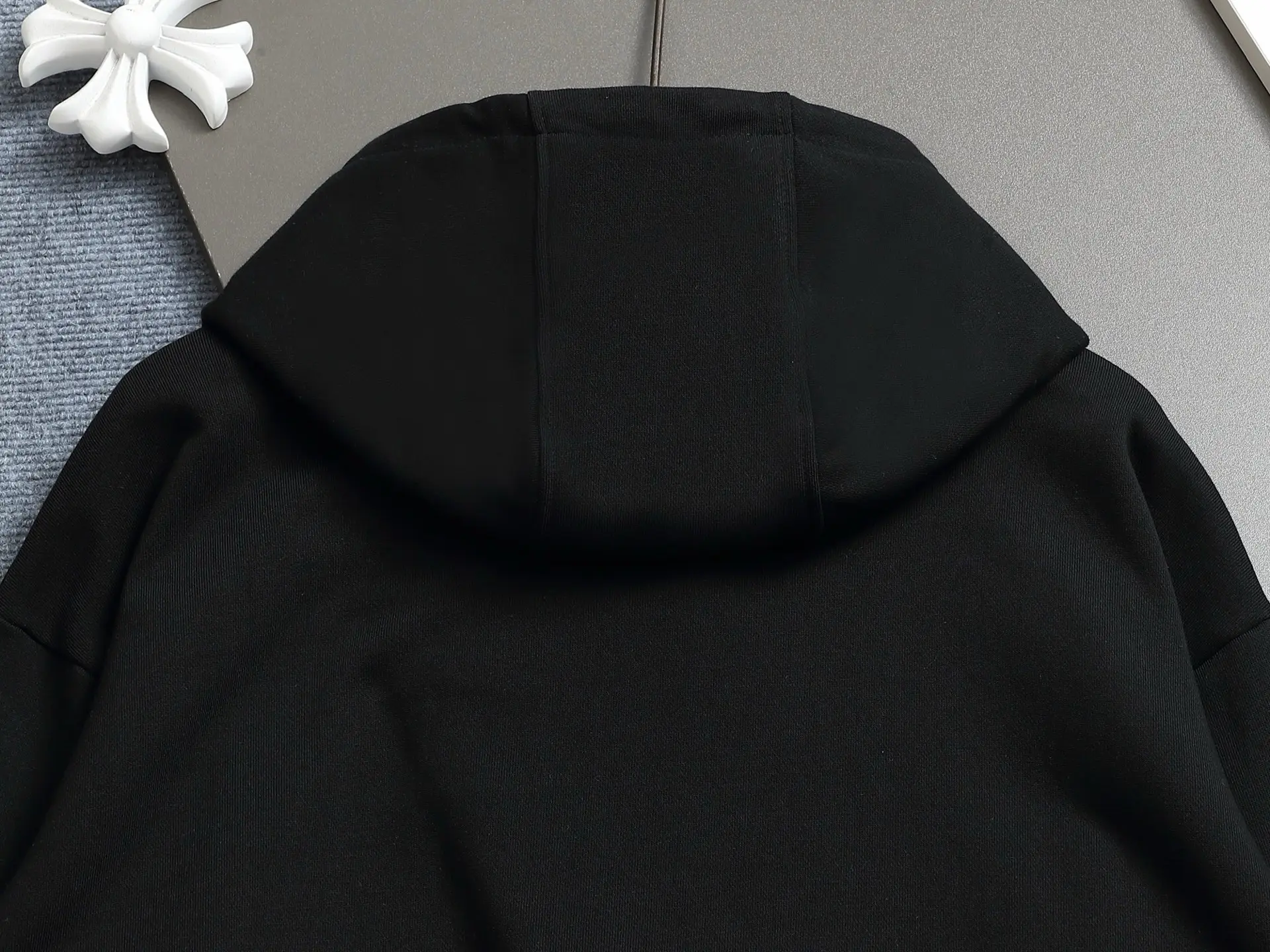Logo-Embroidered Cotton-Blend Hoodie D19021991 — view 11
