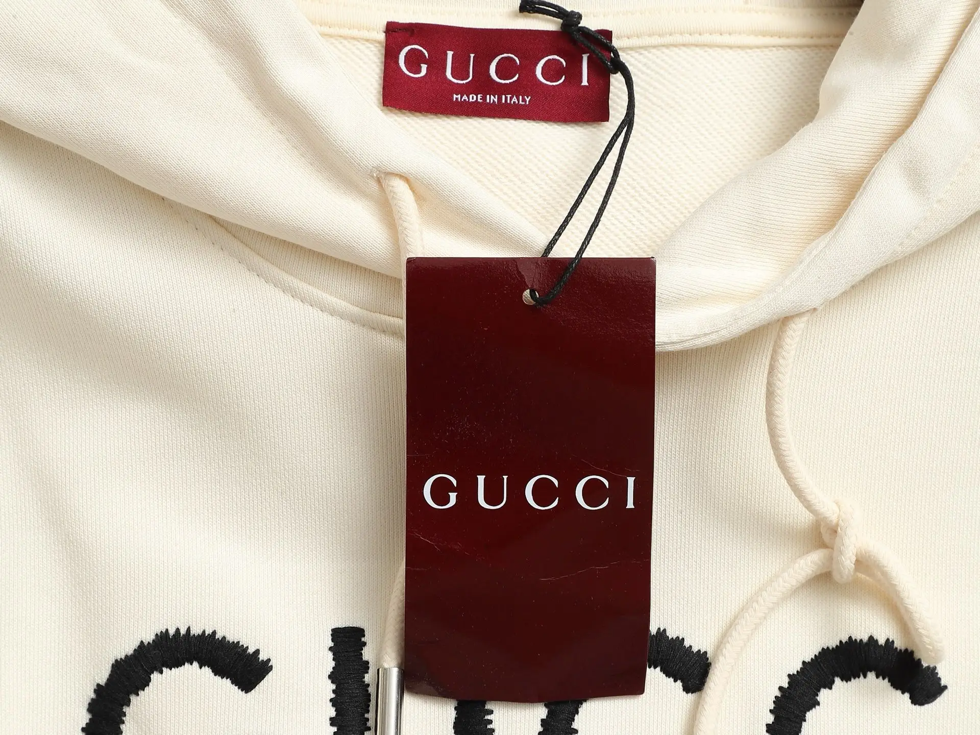 Logo-Embroidered Cotton-Blend Hoodie D19021990 — view 7
