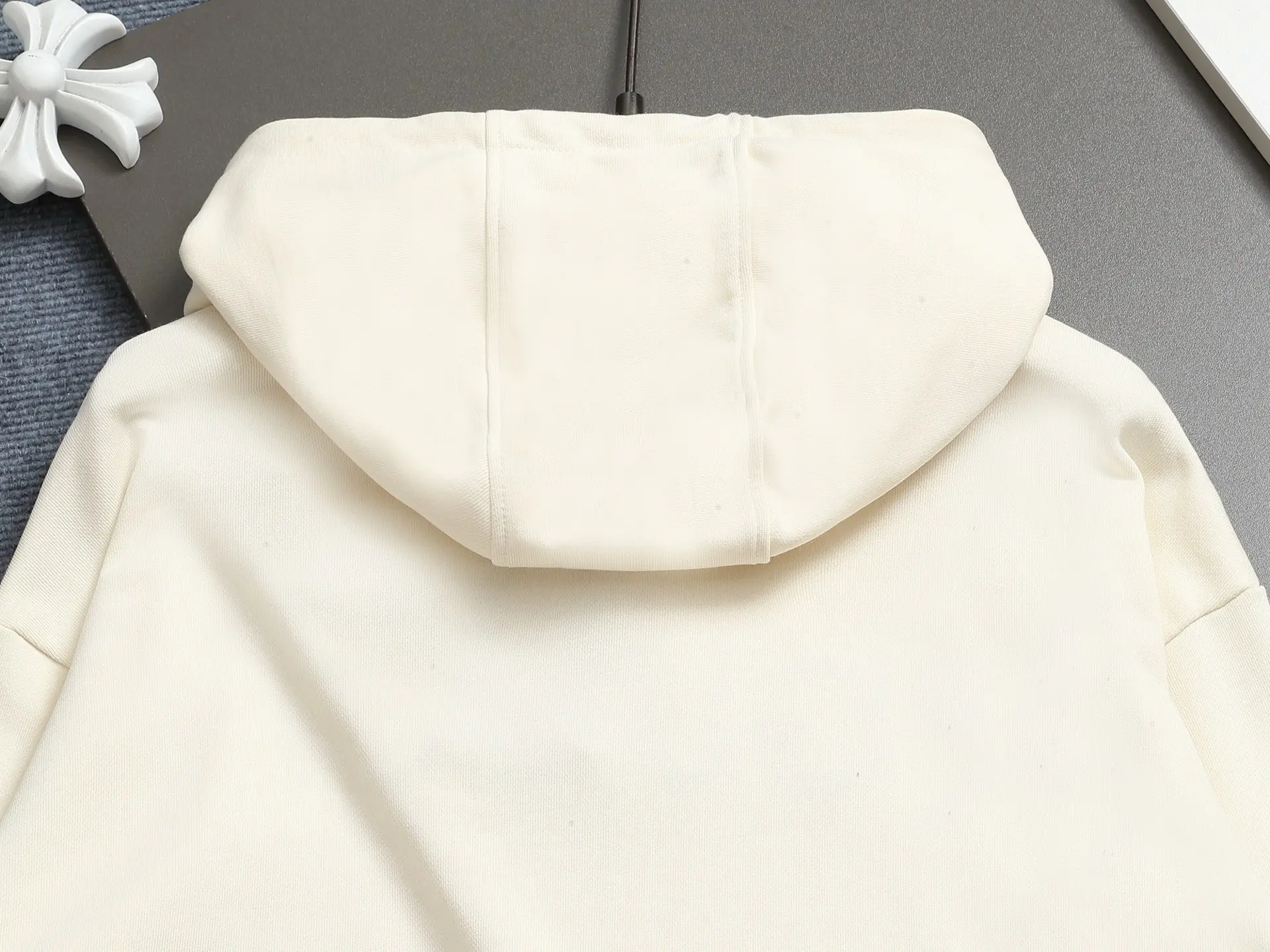 Logo-Embroidered Cotton-Blend Hoodie D19021990 — view 11