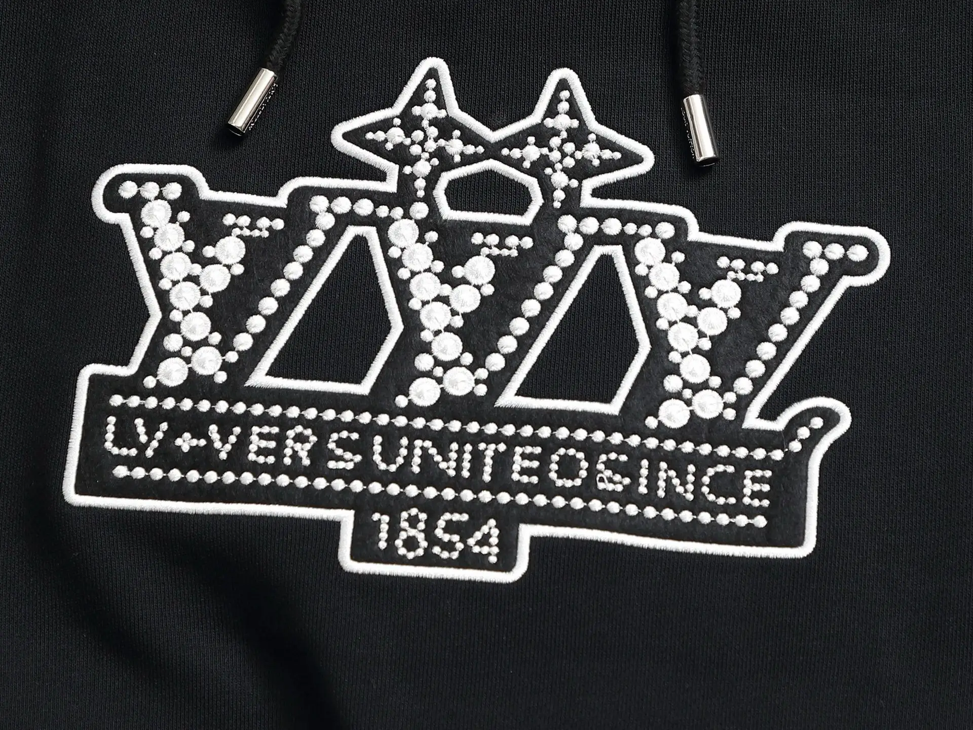 Logo-Embroidered Cotton-Jersey Hoodie D19022007 — view 4