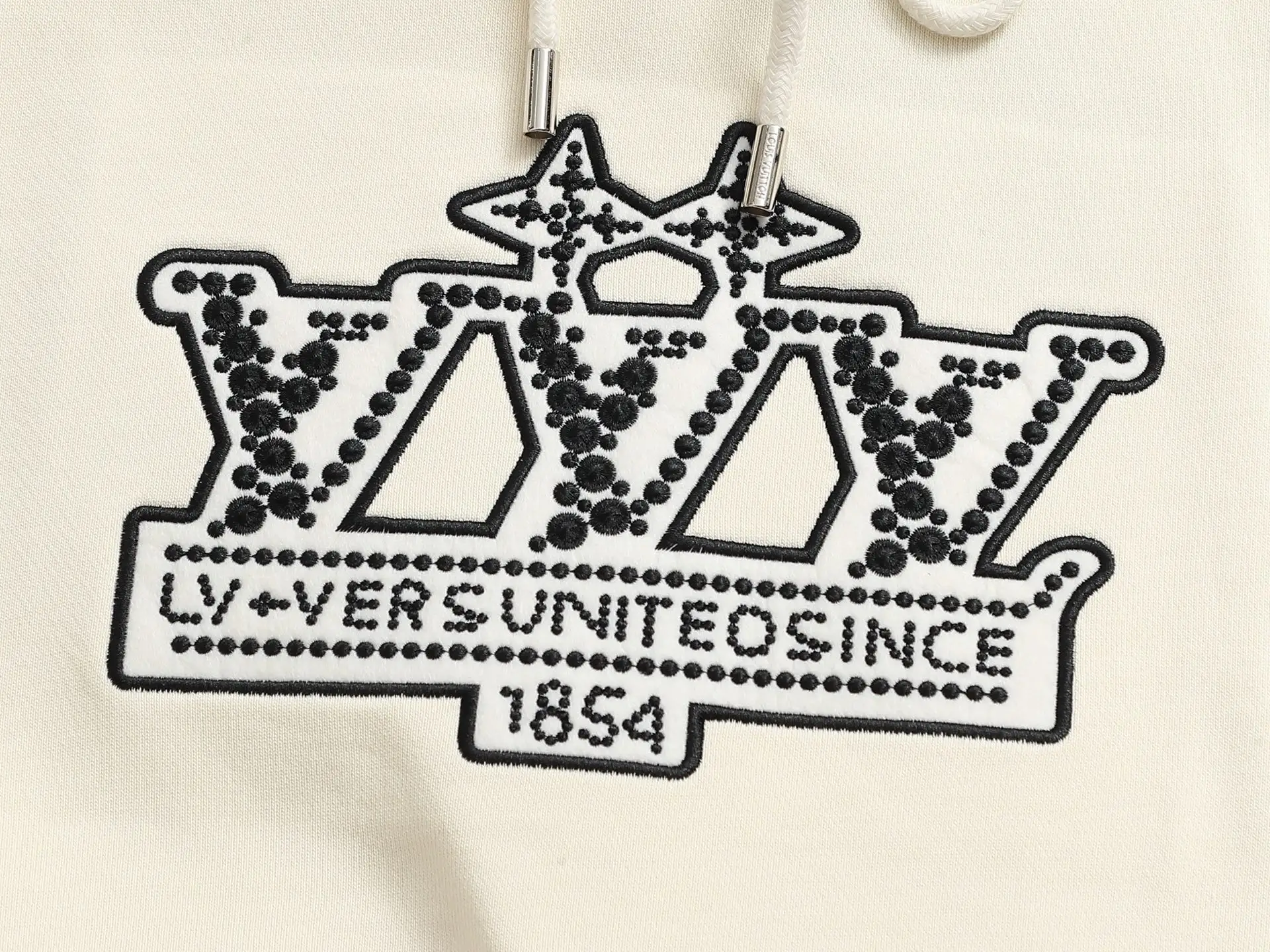 Logo-Embroidered Cotton-Jersey Hoodie D19022006 — view 4